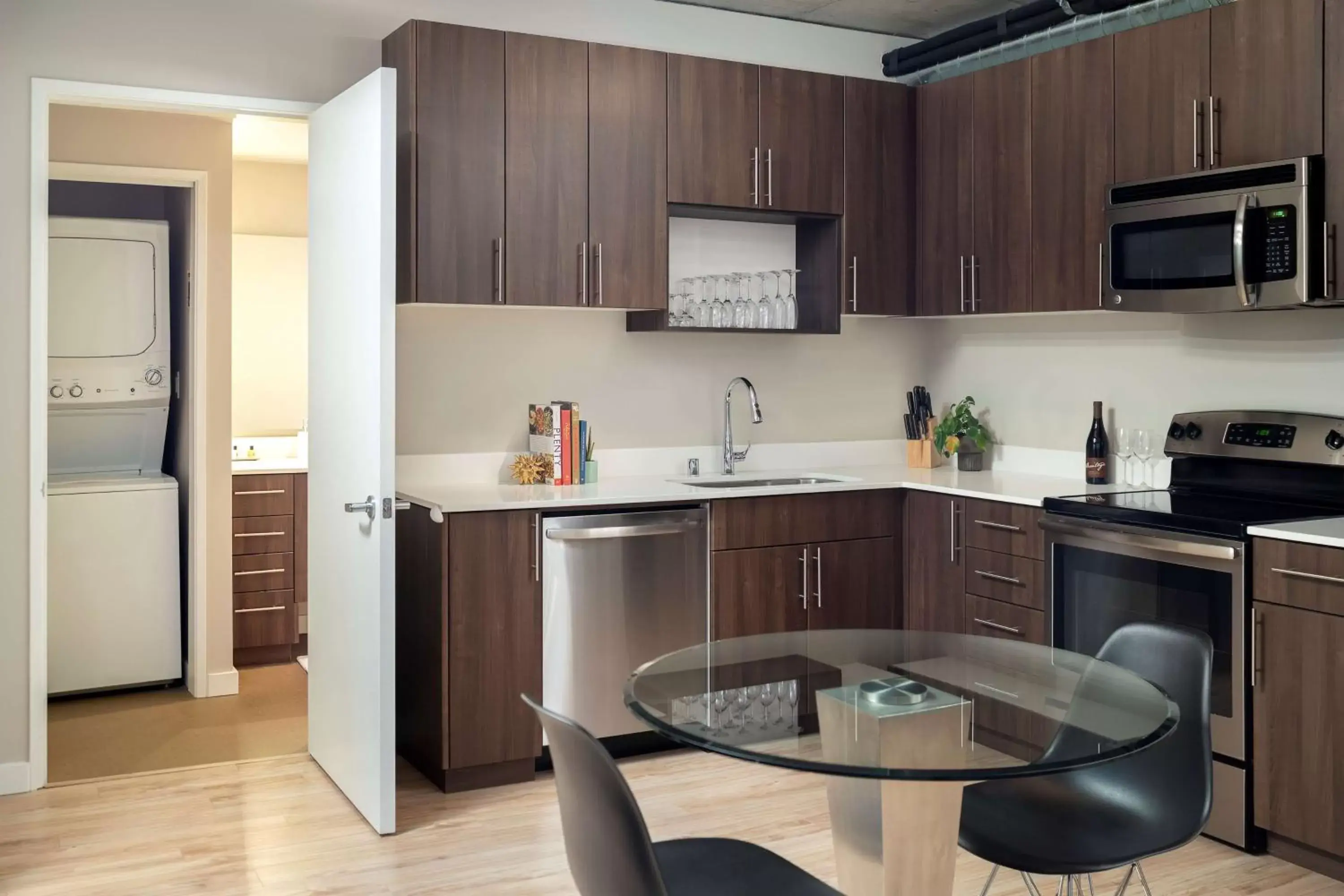 Photo of the whole room in Thompson Seattle, by Hyatt Photo of the whole room in Thompson Seattle, by Hyatt