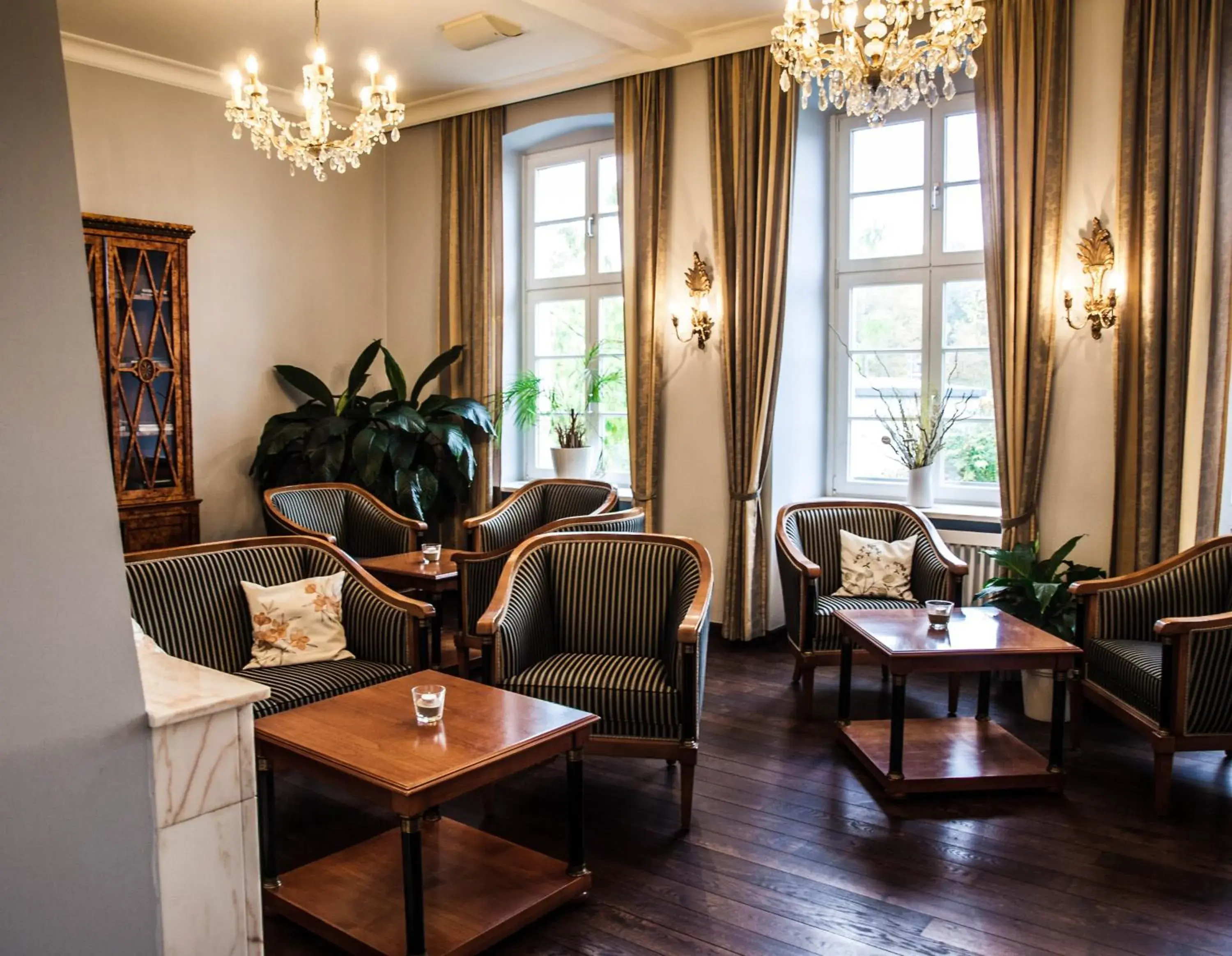 Lounge or bar, Restaurant/Places to Eat in Hotel Prinzenpalais Bad Doberan