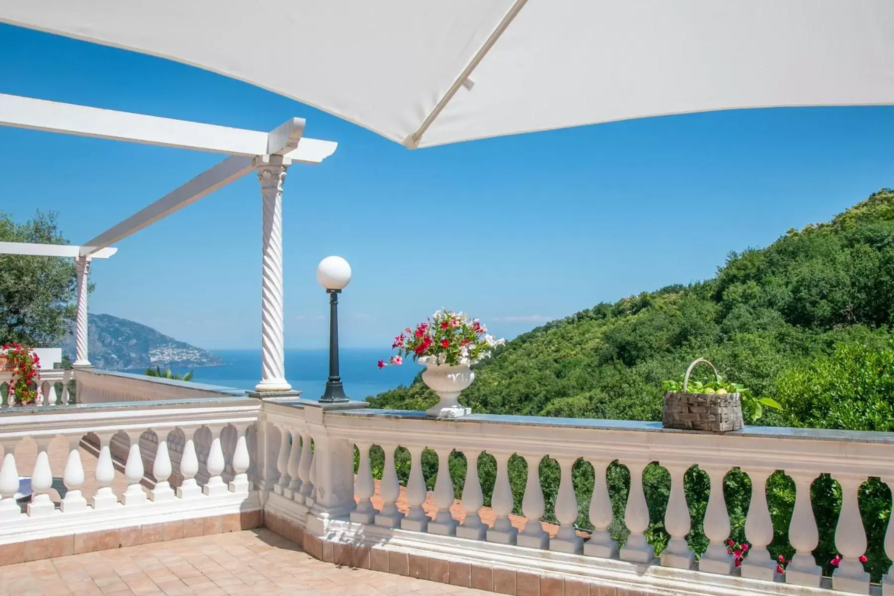 Balcony/Terrace in Villa Costanza sorrento B&b