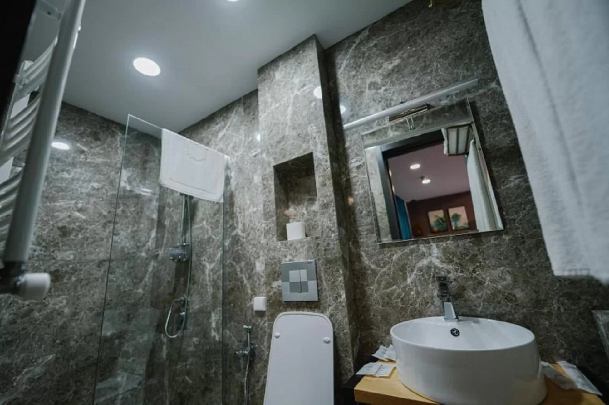 Bathroom in Hotel Linge