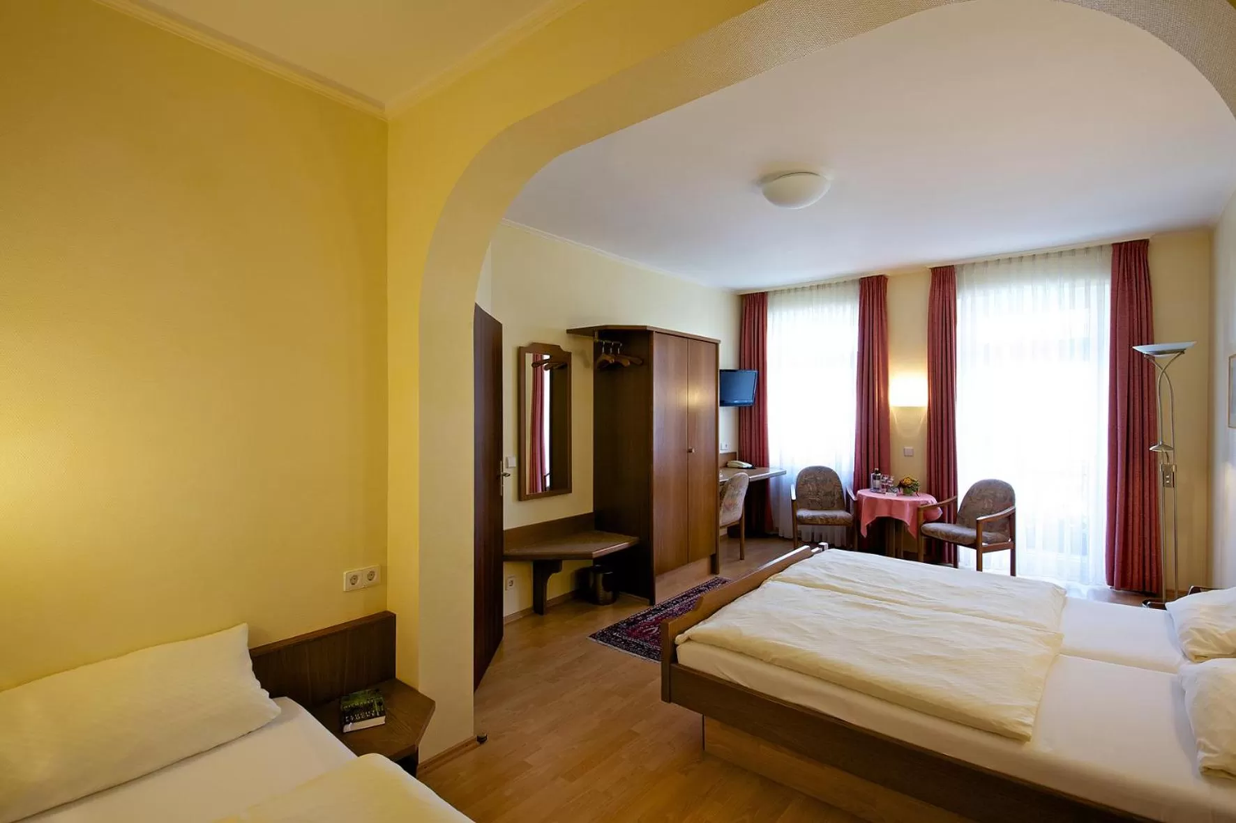 Bed in Hotel Hirschen