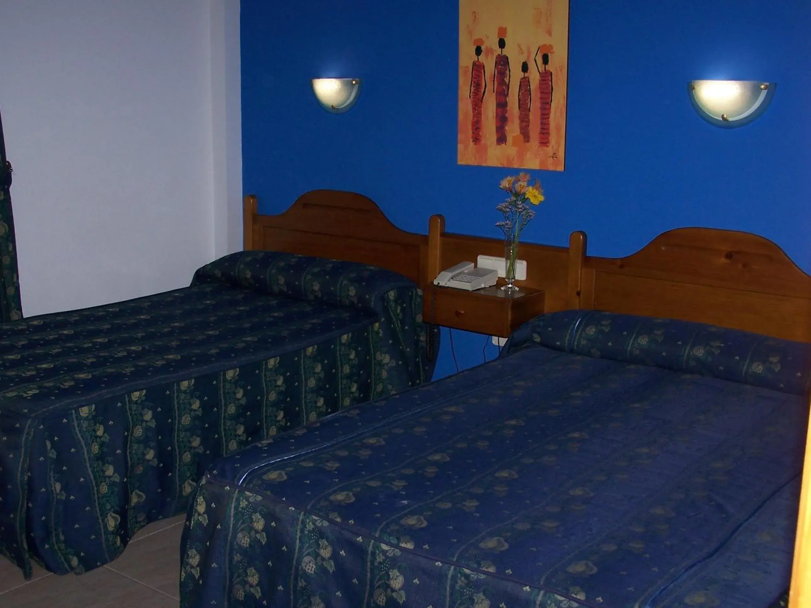 Bed in Hotel Rosi