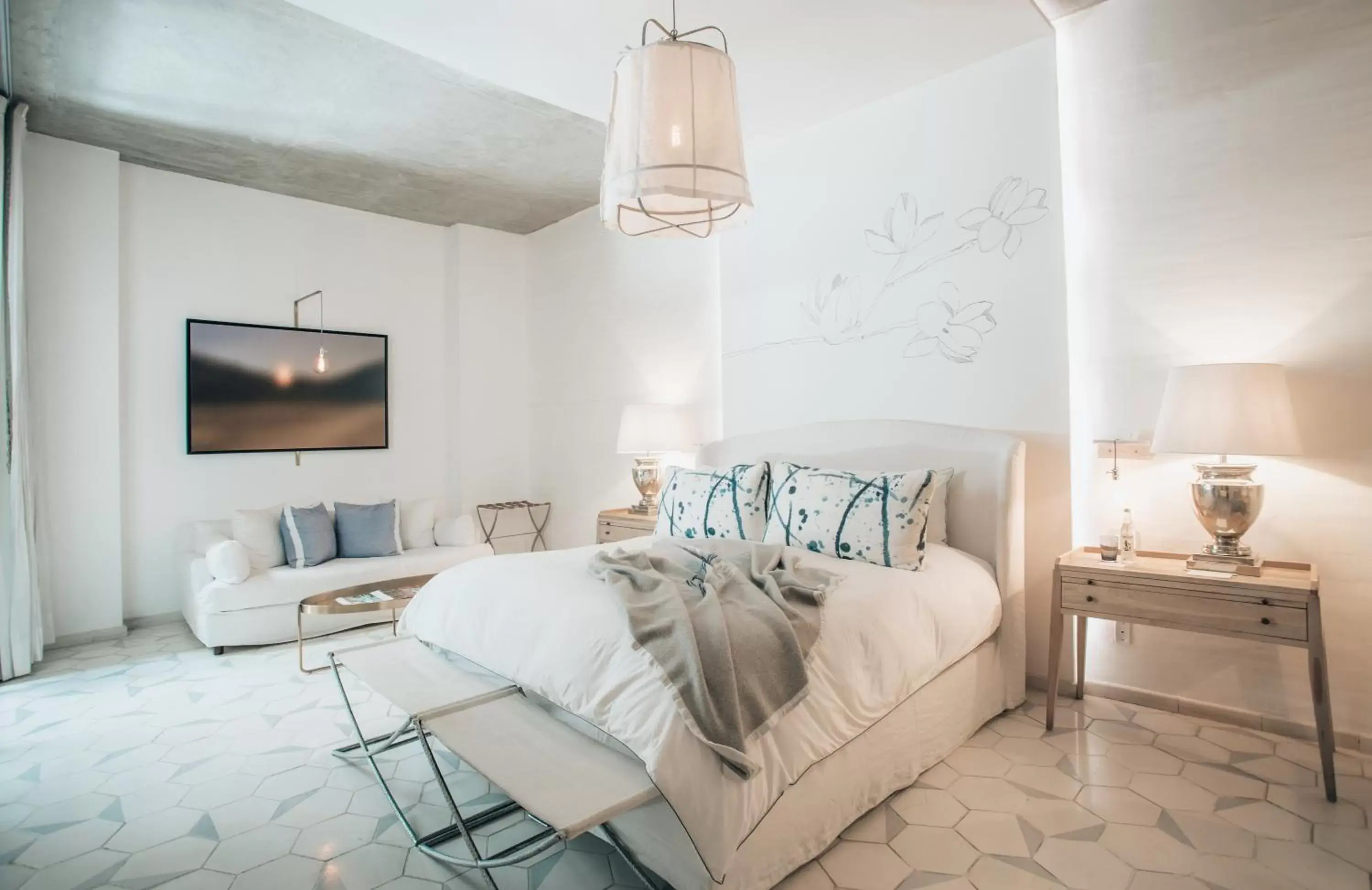 Living room, Bed in LOtel-Casa Arca
