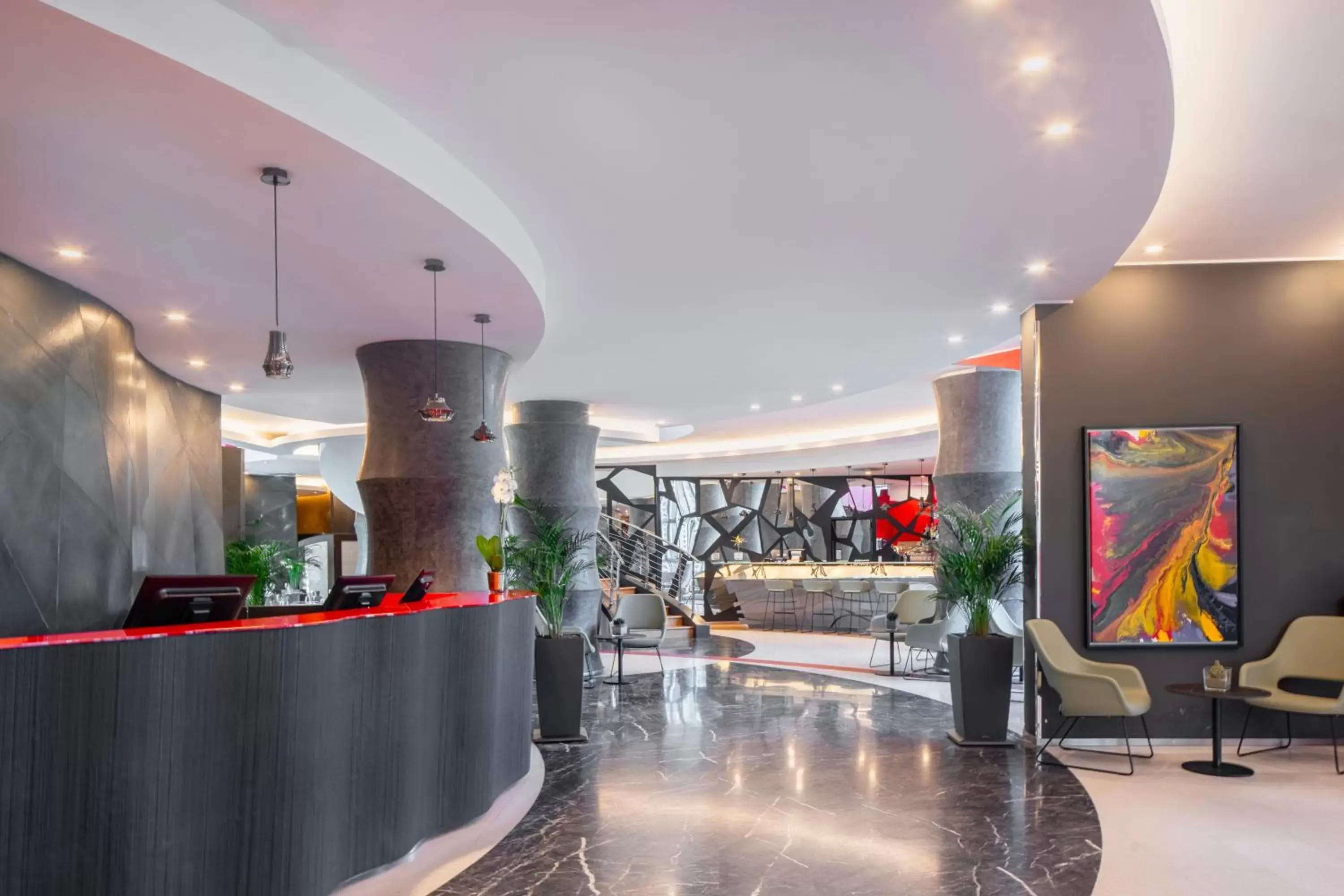 Lobby or reception, Lobby/Reception in UNAHOTELS Malpensa