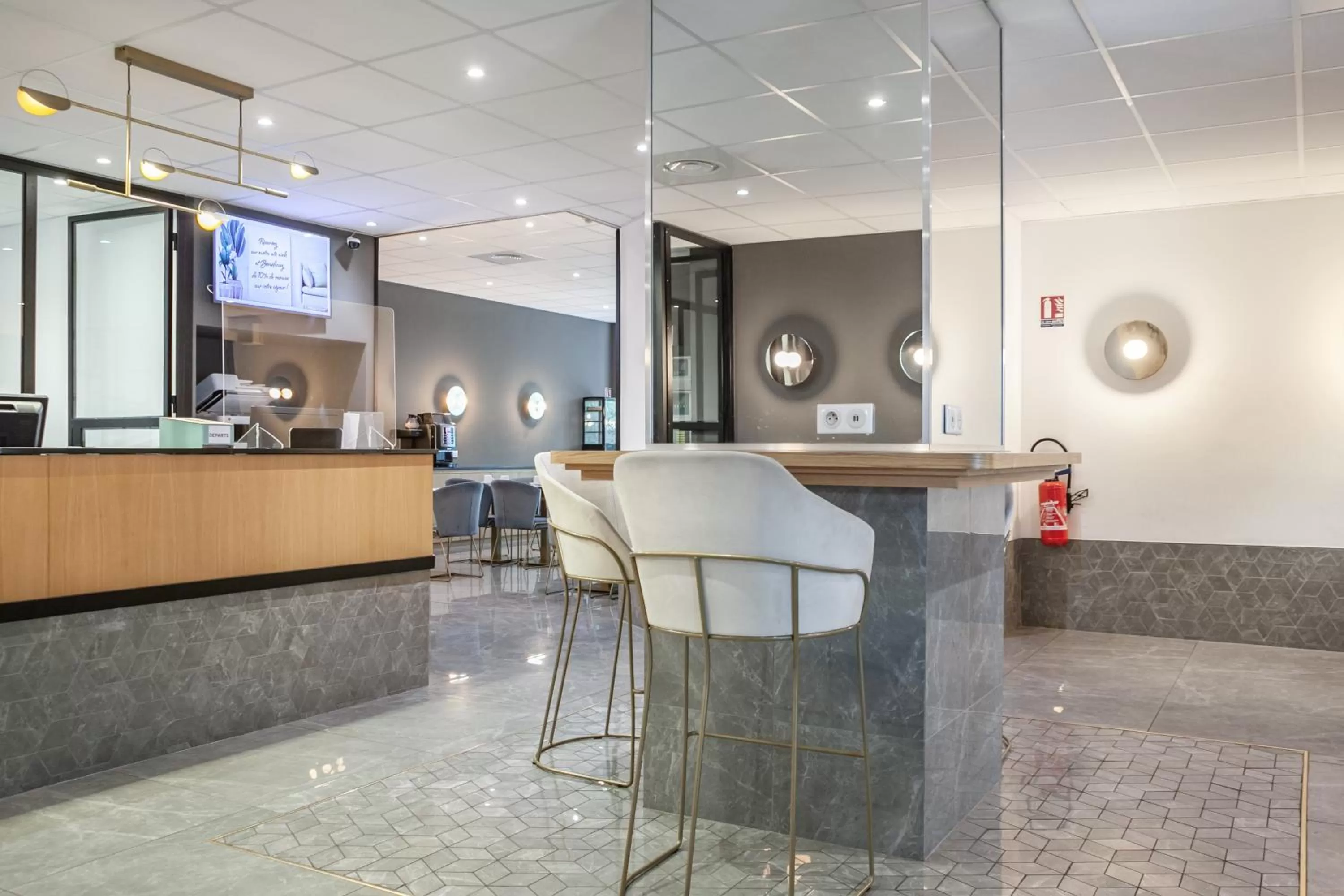 Lobby or reception in Residhotel Le Grand Prado