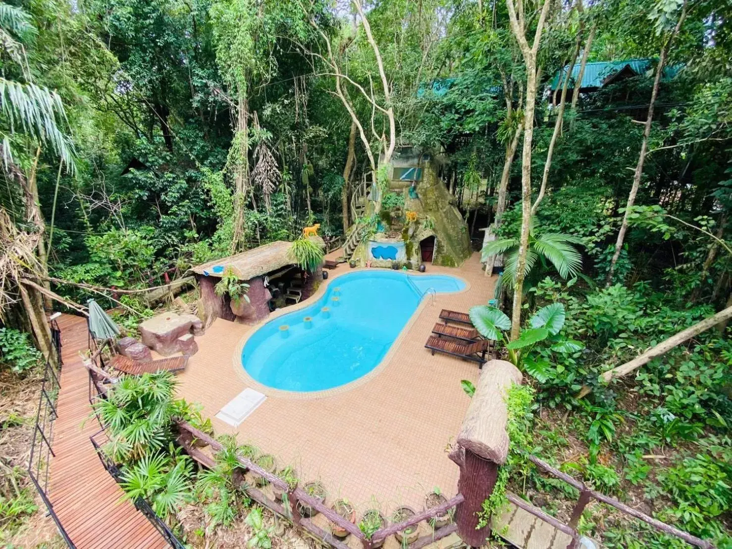 Garden view, Pool View in Khao Sok Tree House Resort