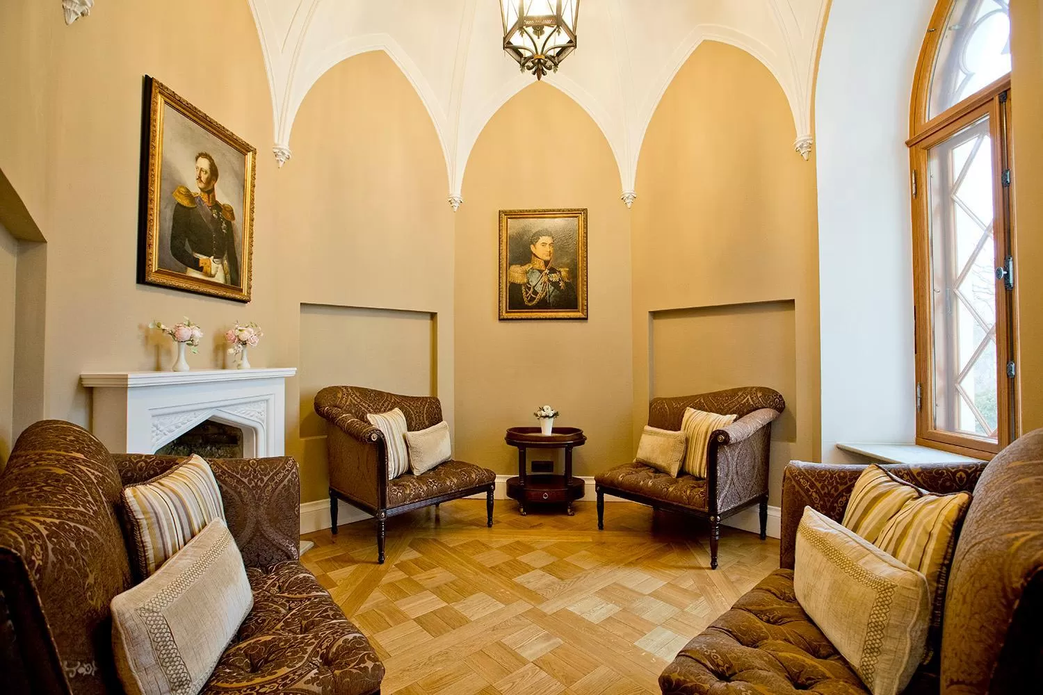 Seating area in Schloss Fall, Keila-Joa