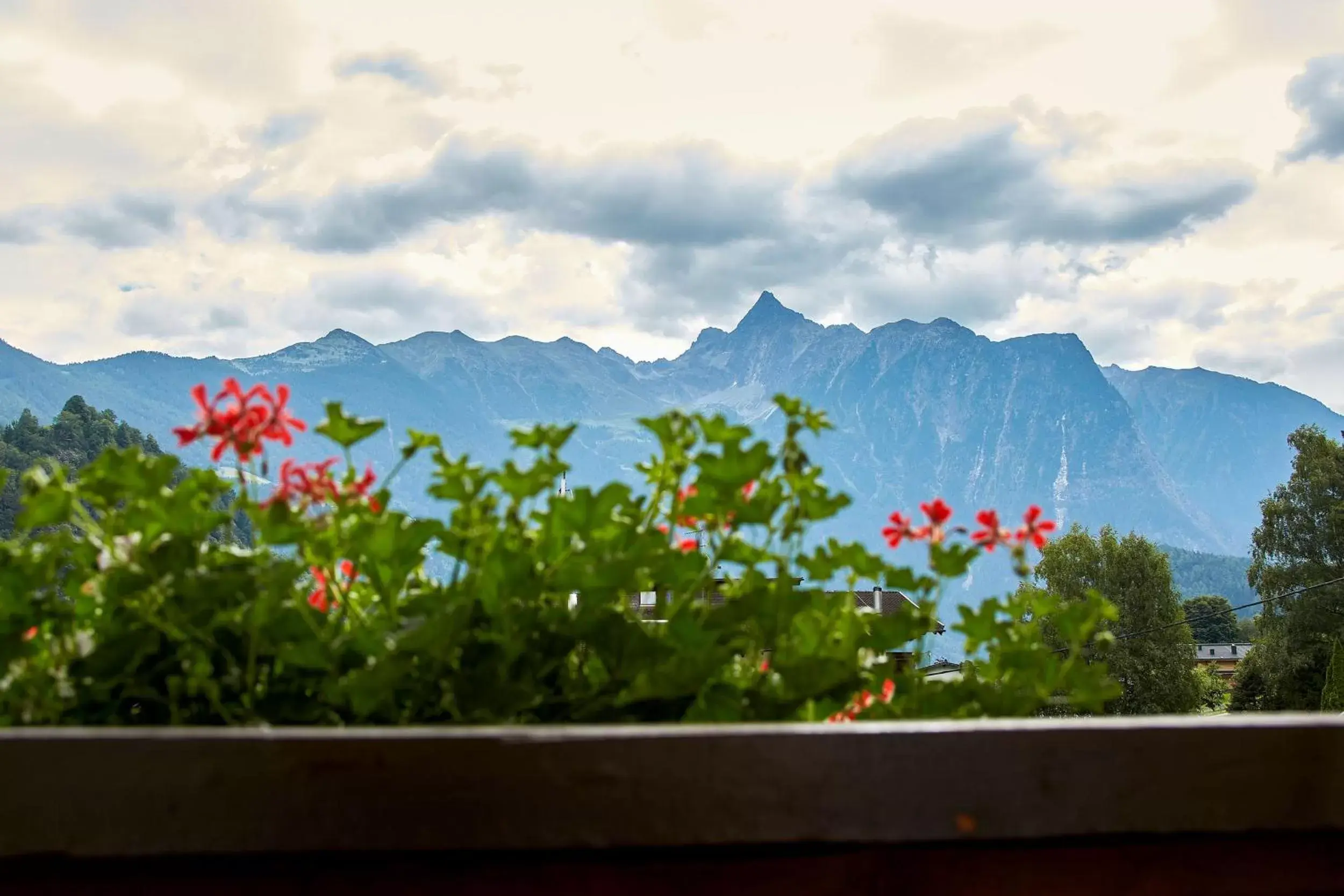 View (from property/room), Mountain View in Gasthof Hotel Post