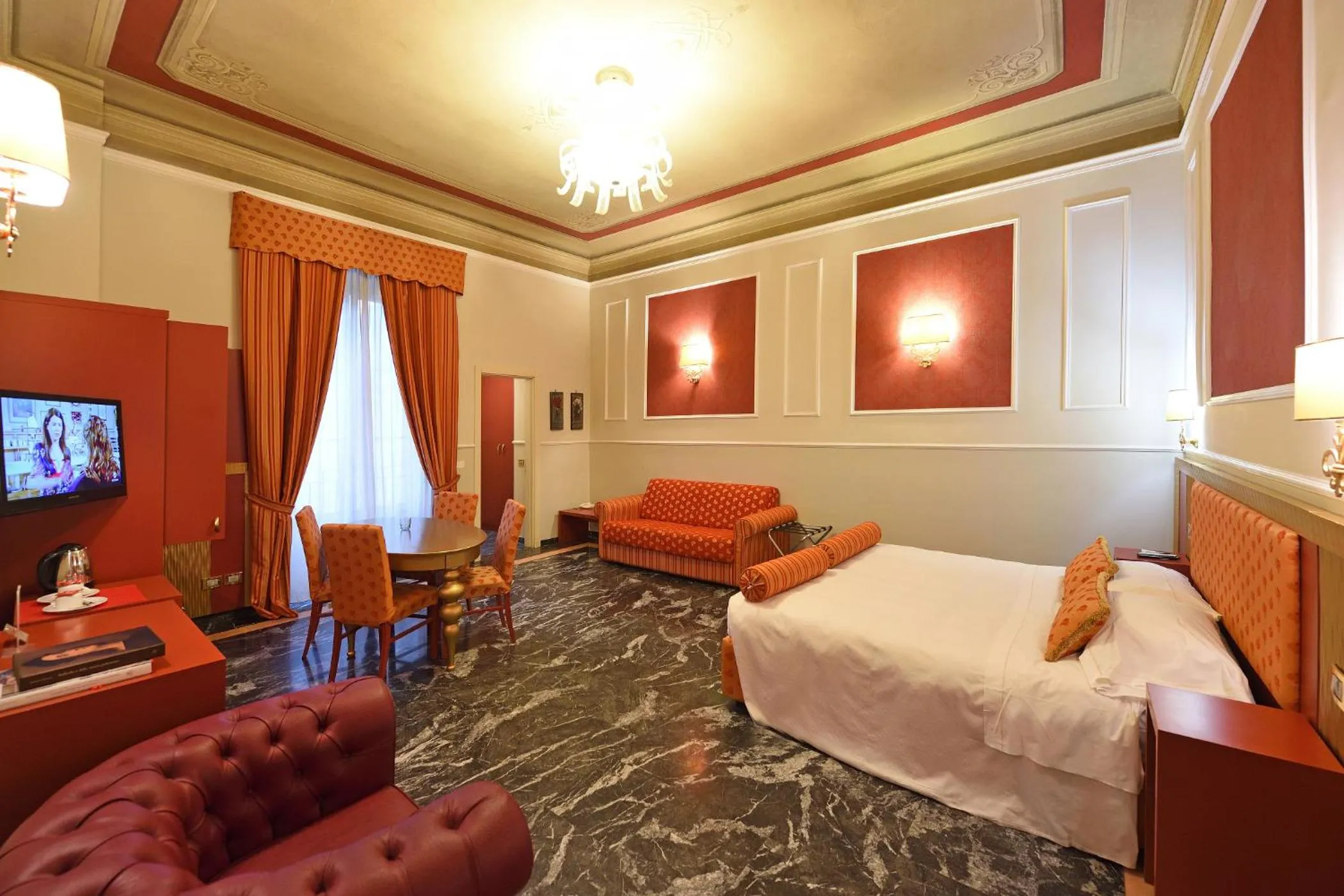 Living room, Bed in Relais La Corte di Cloris