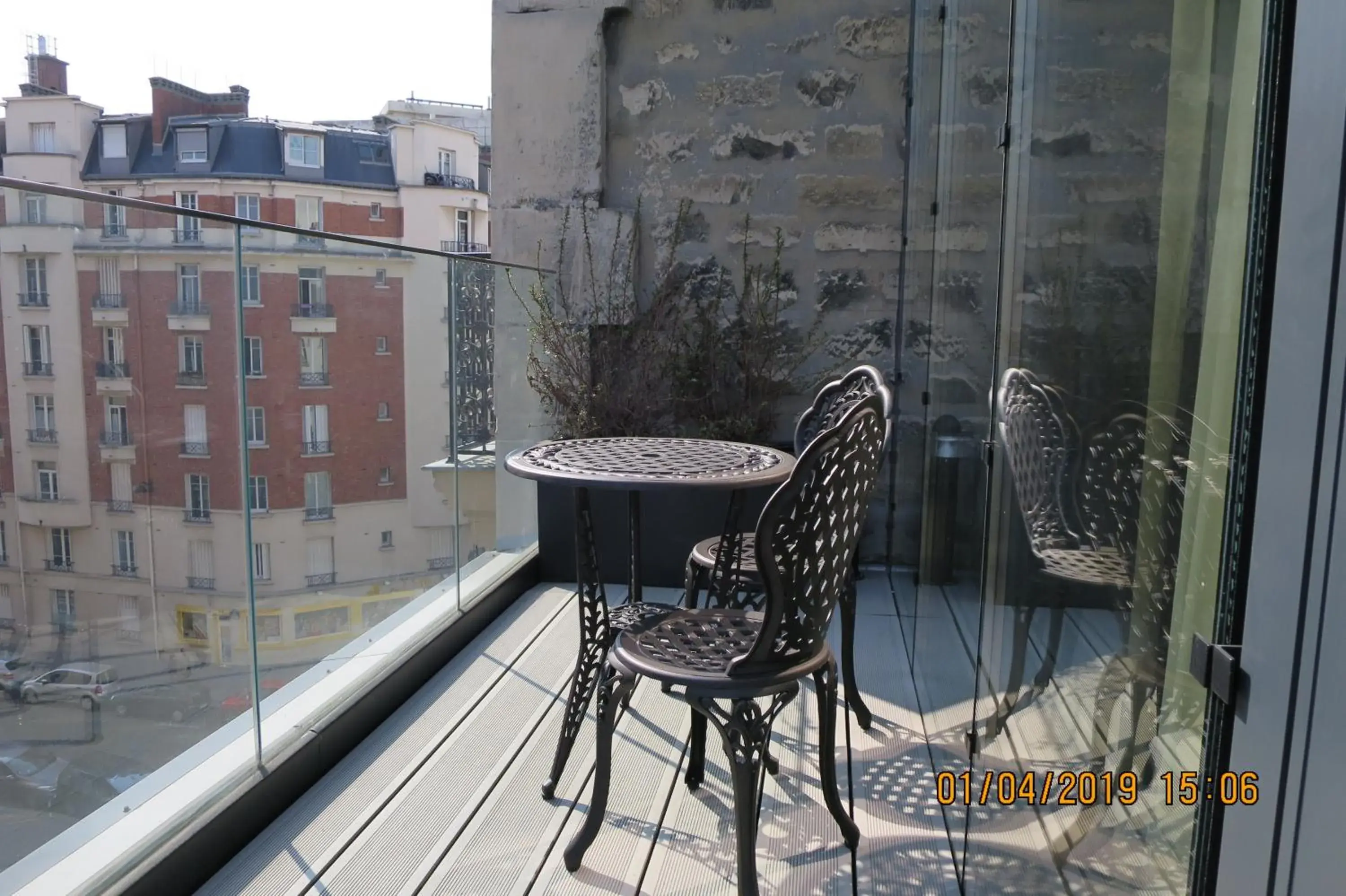 Balcony/Terrace in Villa Eiffel Mademoiselle