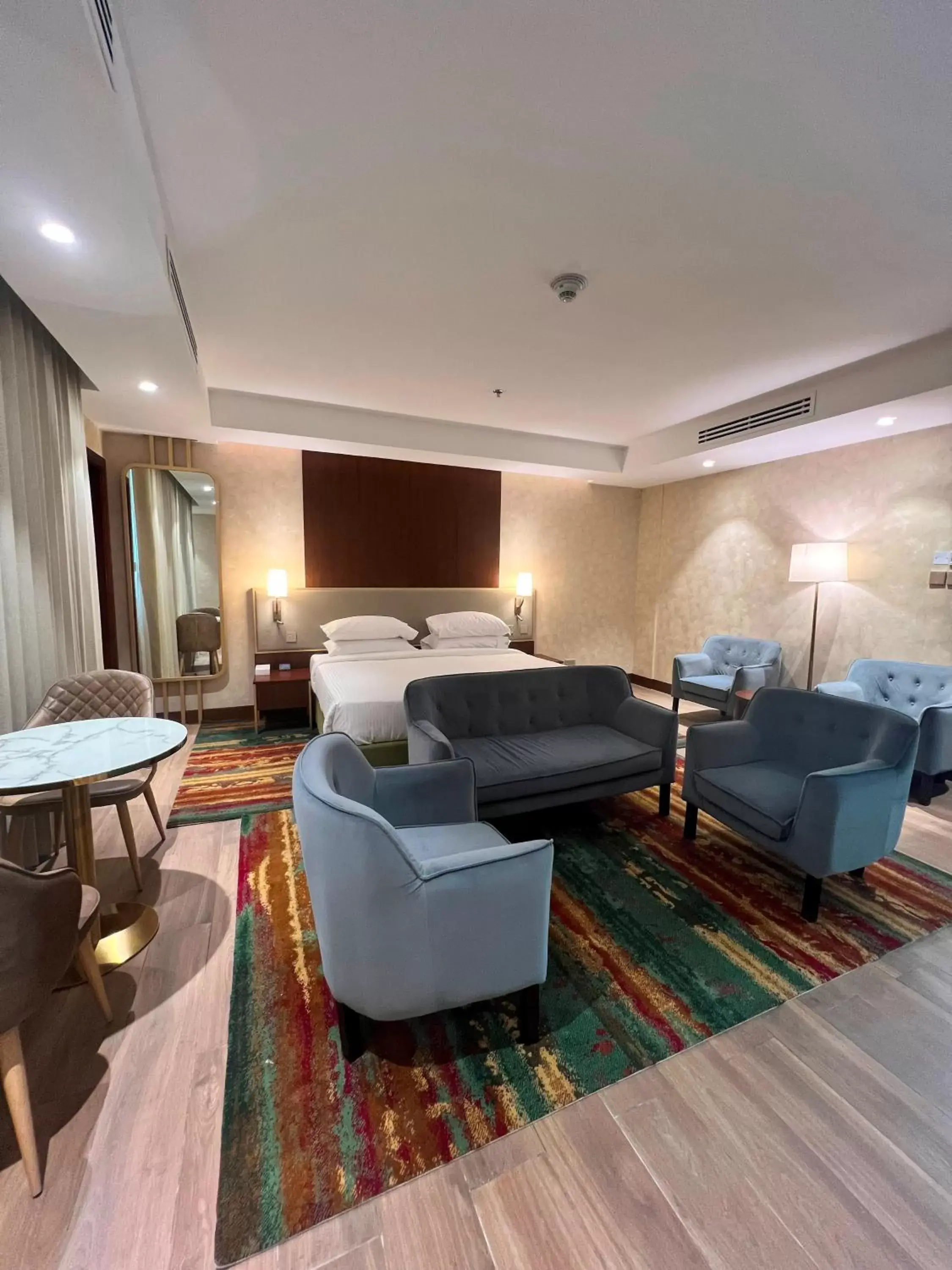 Seating Area in City Seasons Suites