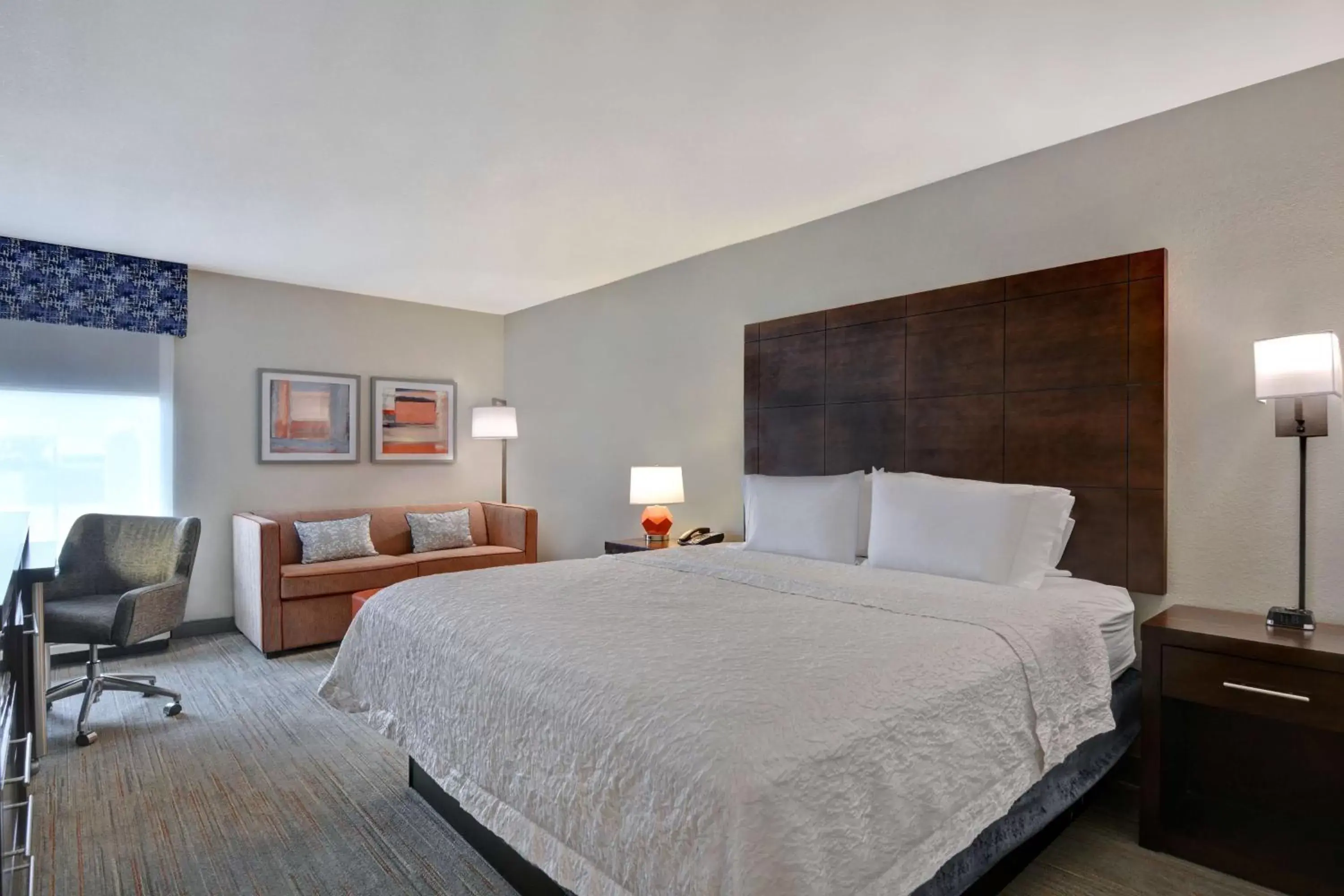 Living room, Bed in Hampton Inn Anderson