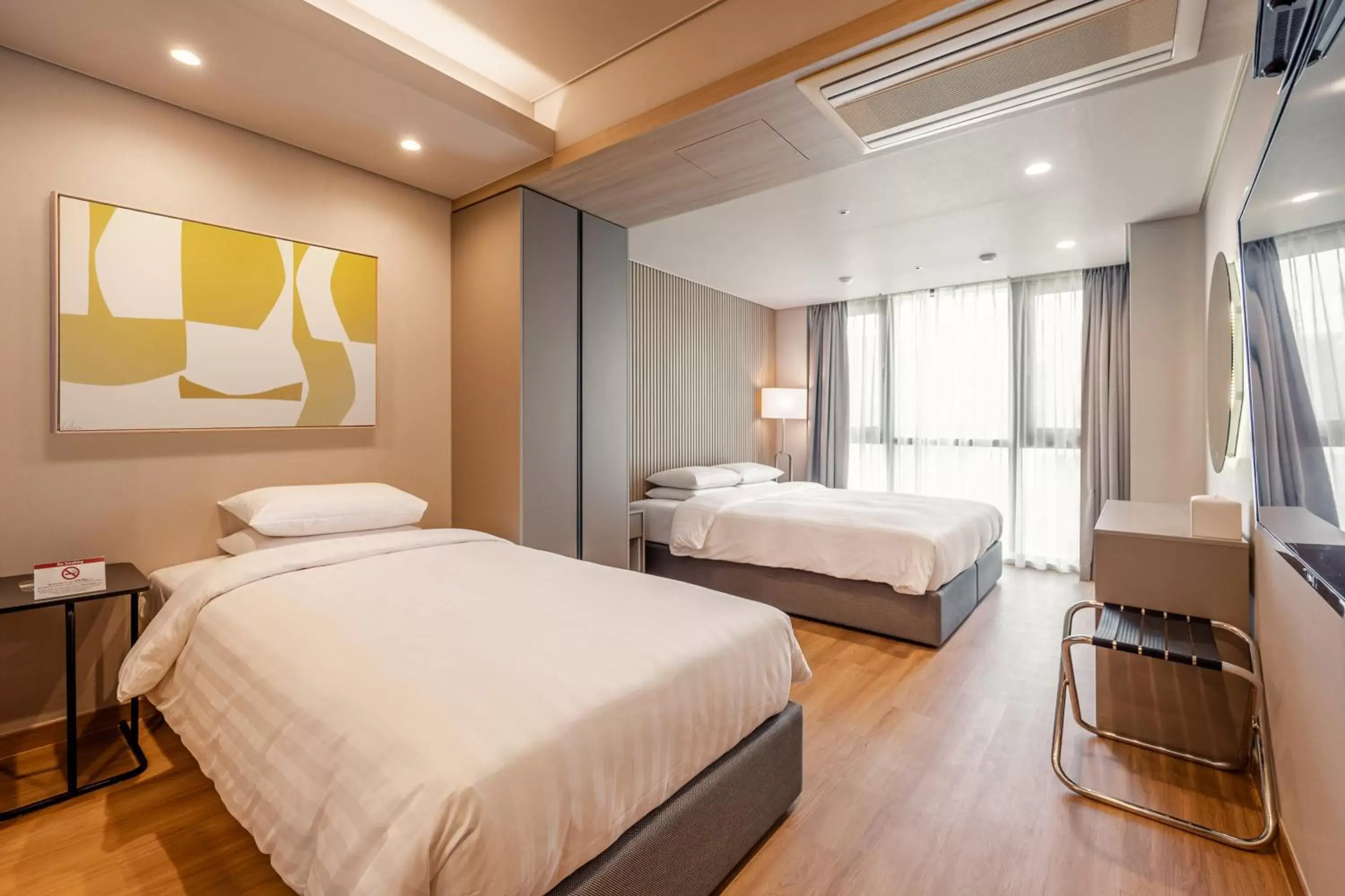 Bed in Haeundae Centum Hotel