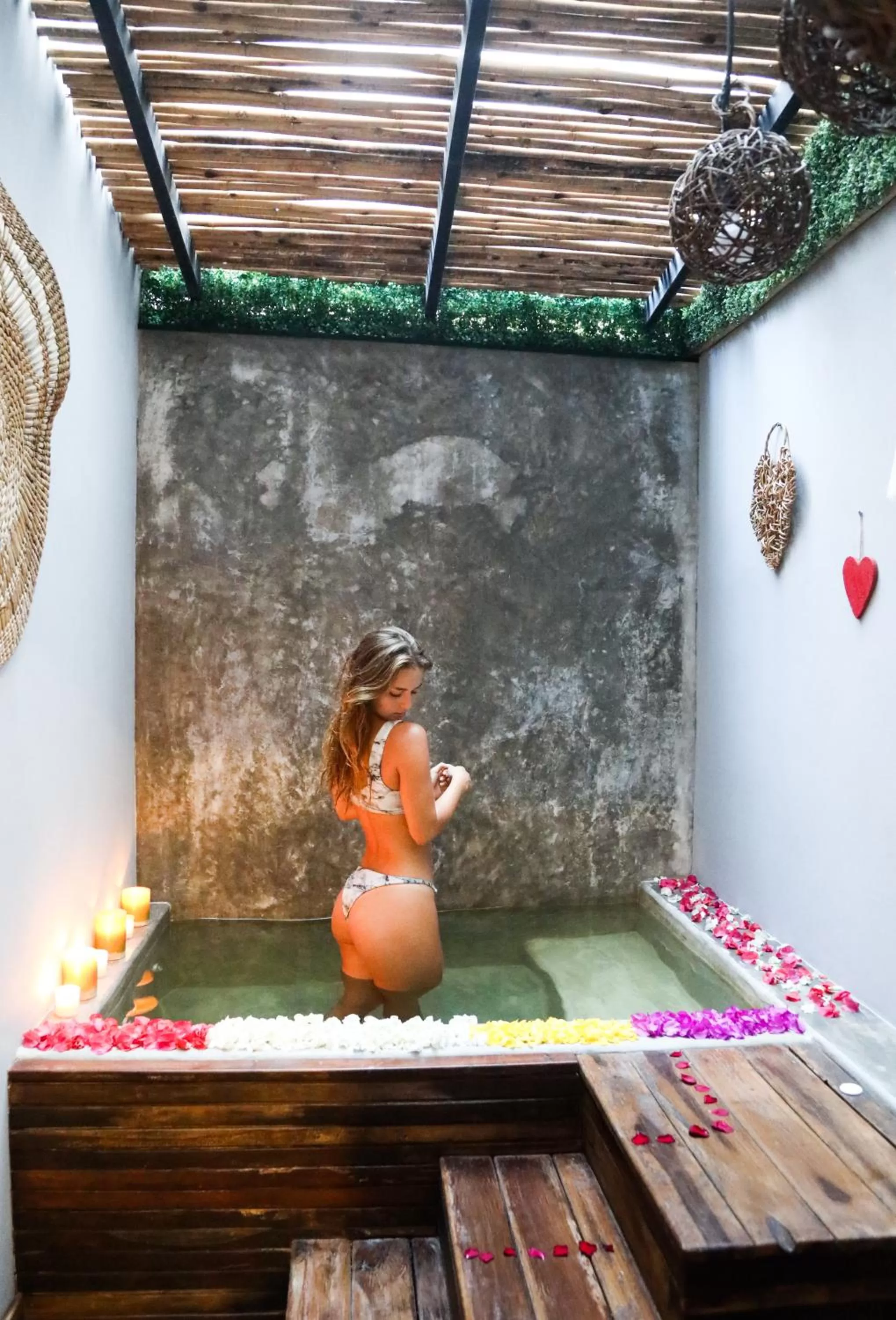 Swimming pool in Little Gem Hotel Tulum La Veleta