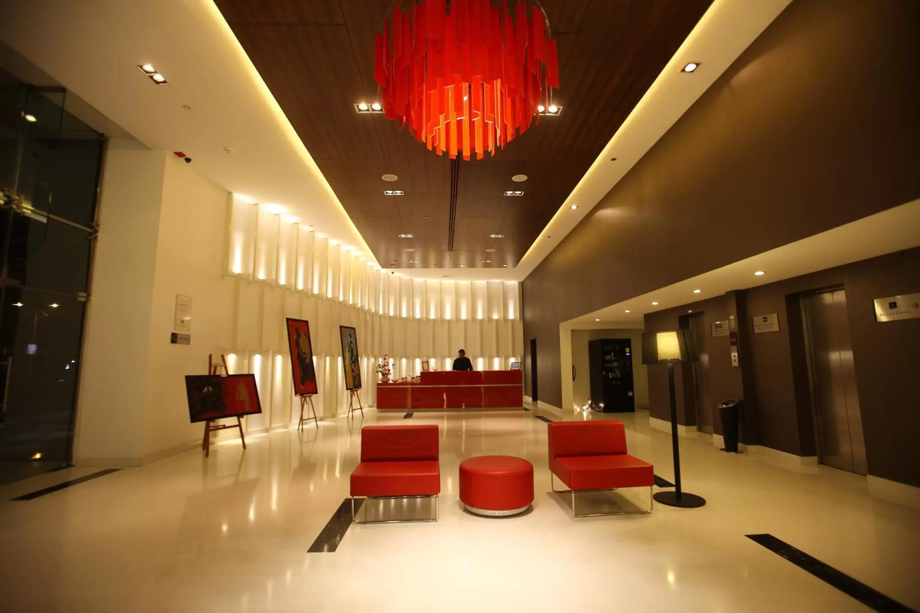 Lobby or reception, Lobby/Reception in Keys Select by Lemon Tree Hotels, Pimpri, Pune