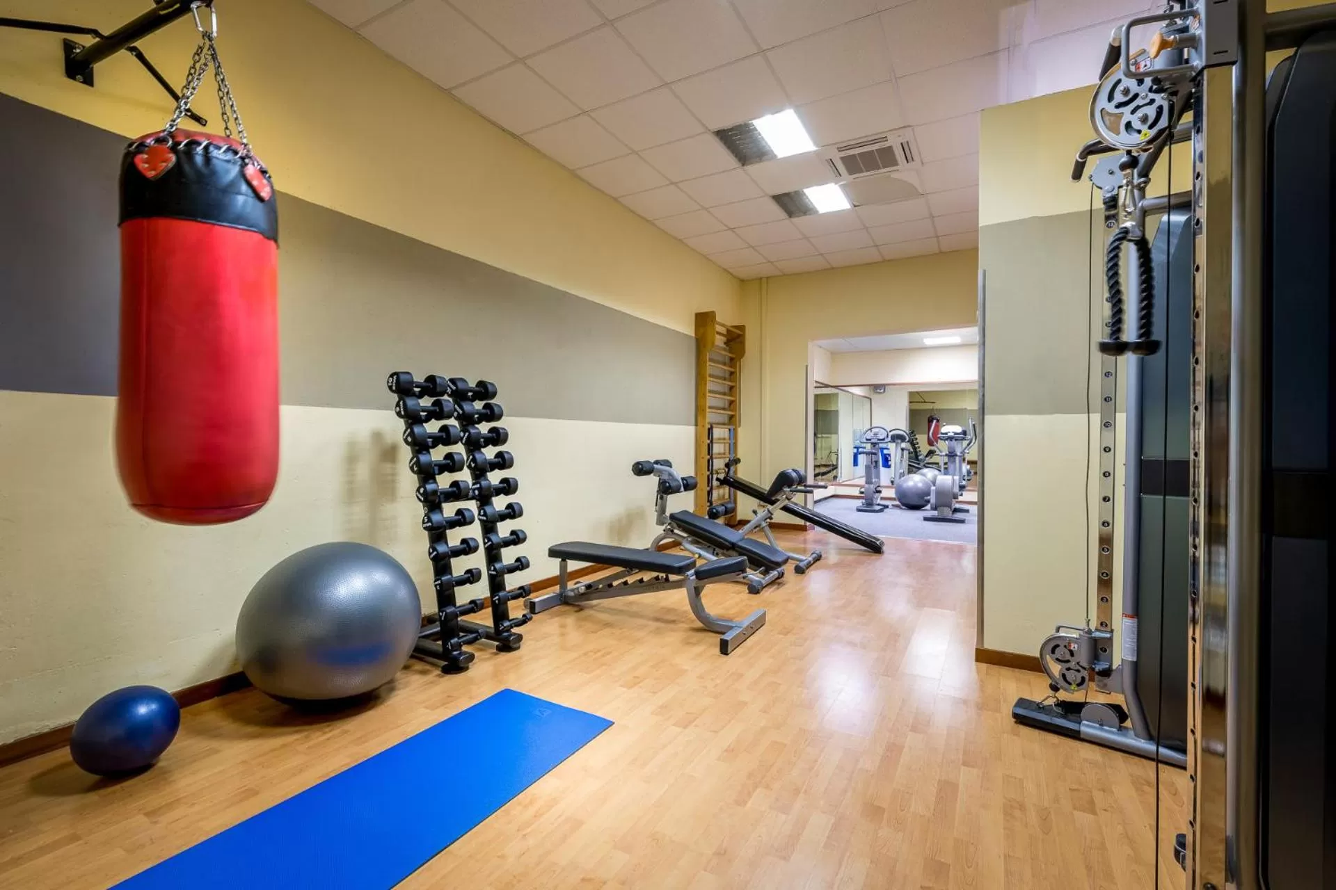 Fitness centre/facilities in Best Western Cavalieri Della Corona