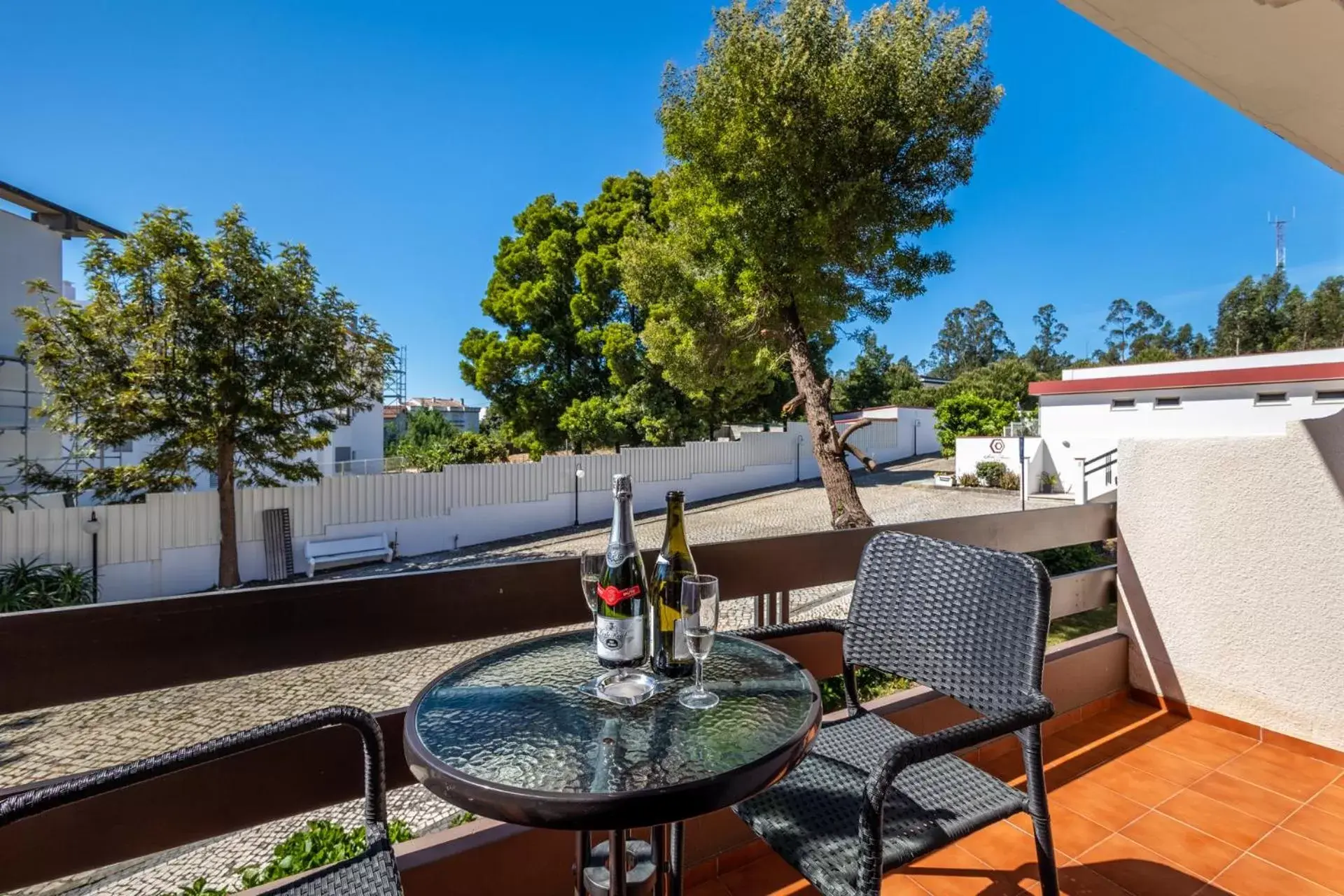 Garden view in Hotel Colmeia