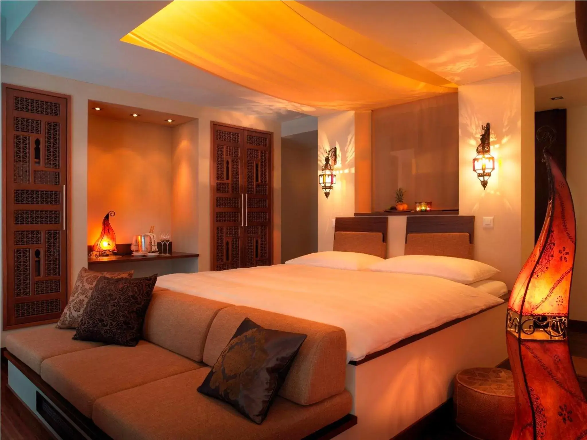 Bed in Panorama Resort & Spa