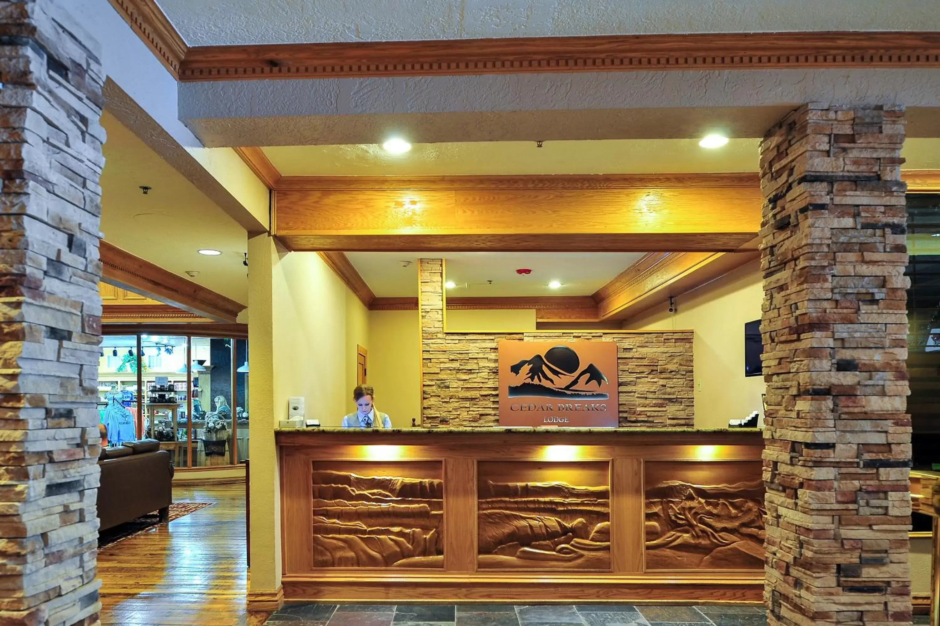 Lobby or reception, Lobby/Reception in Cedar Breaks Lodge