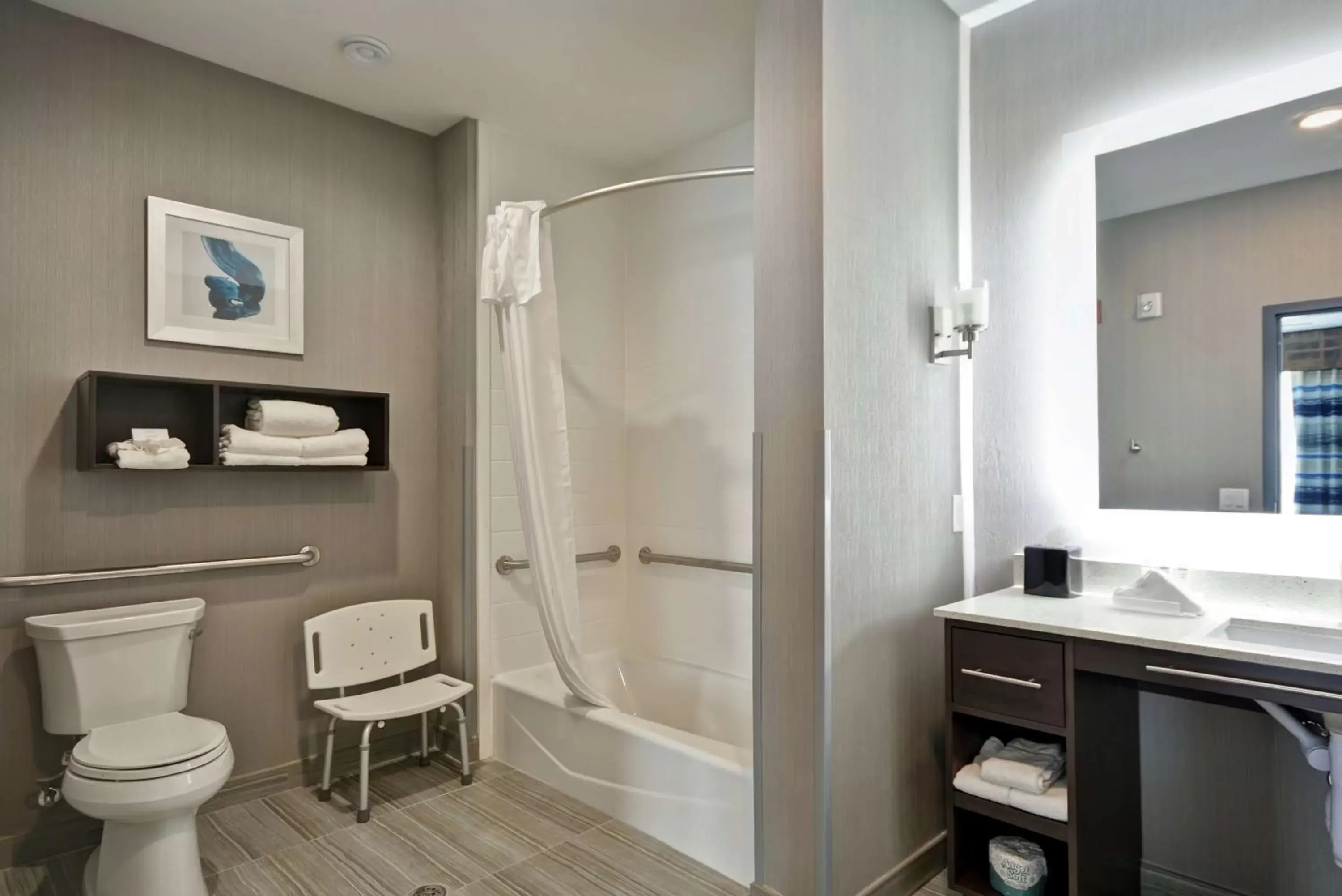 Bathroom in Homewood Suites by Hilton Conroe