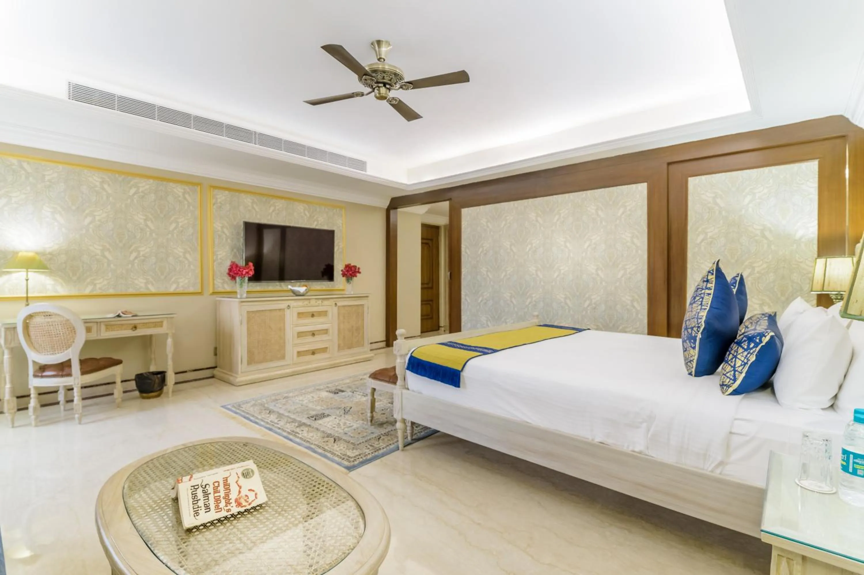 Photo of the whole room, Bed in Fort Rajwada,Jaisalmer