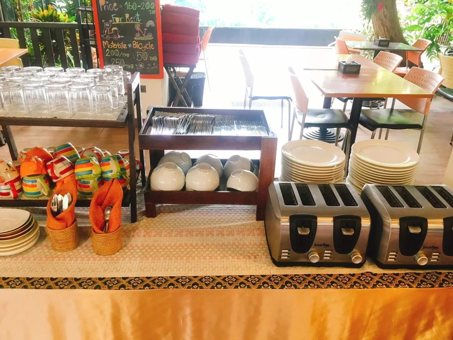 American breakfast in BB Mantra Boutique Hotel