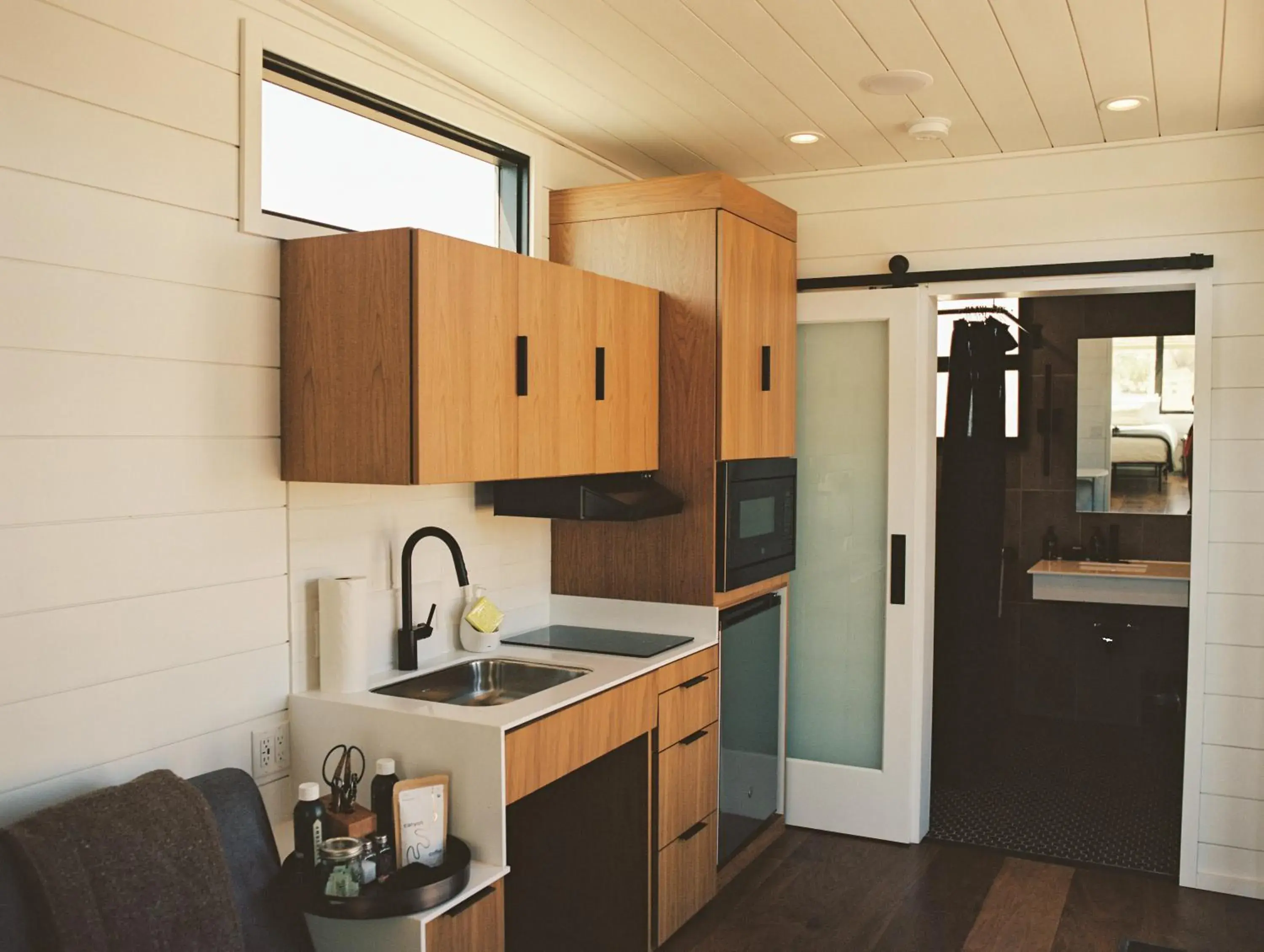 Kitchen/Kitchenette in AutoCamp Joshua Tree