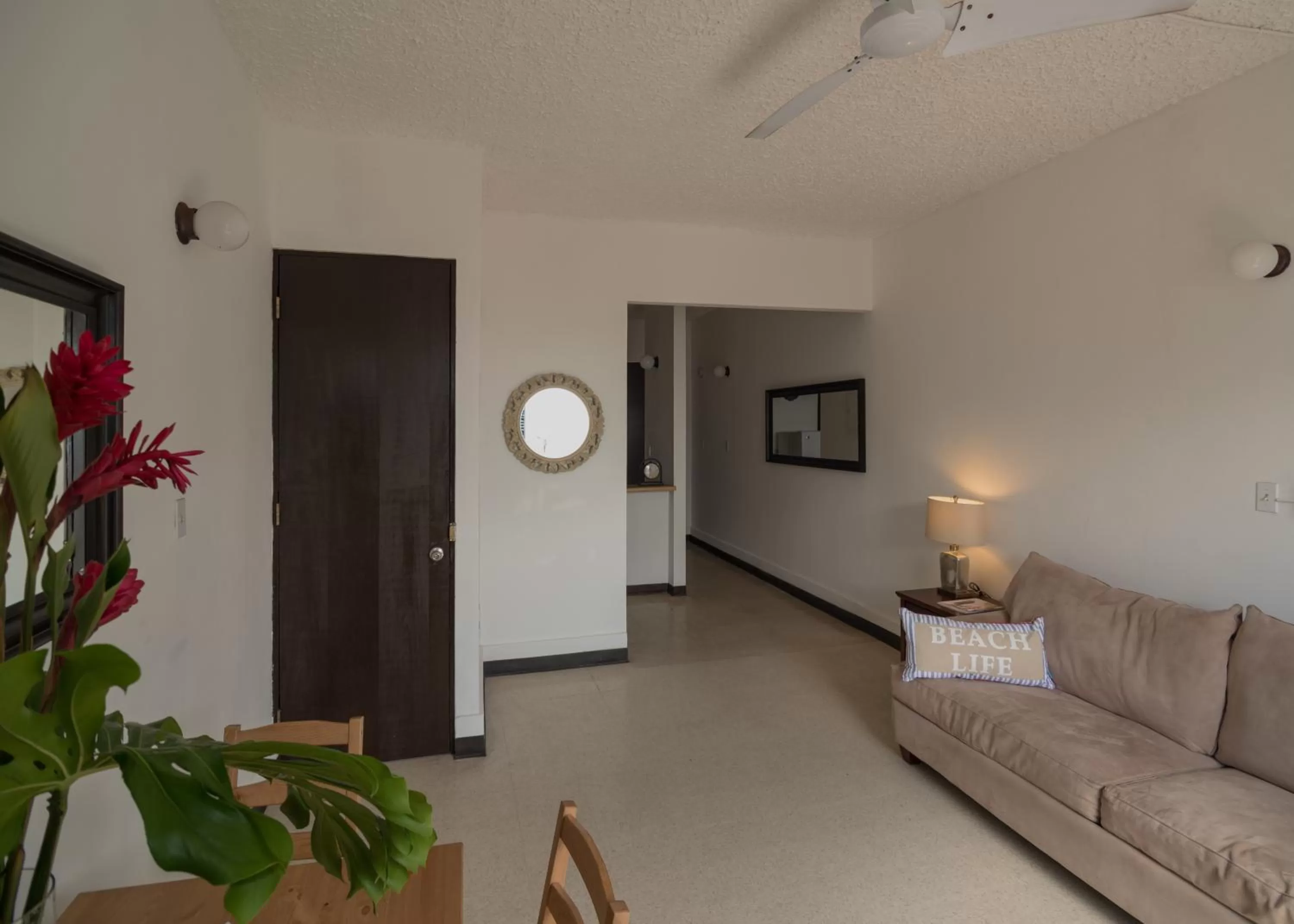 Living room in La Capitana Old San Juan Building