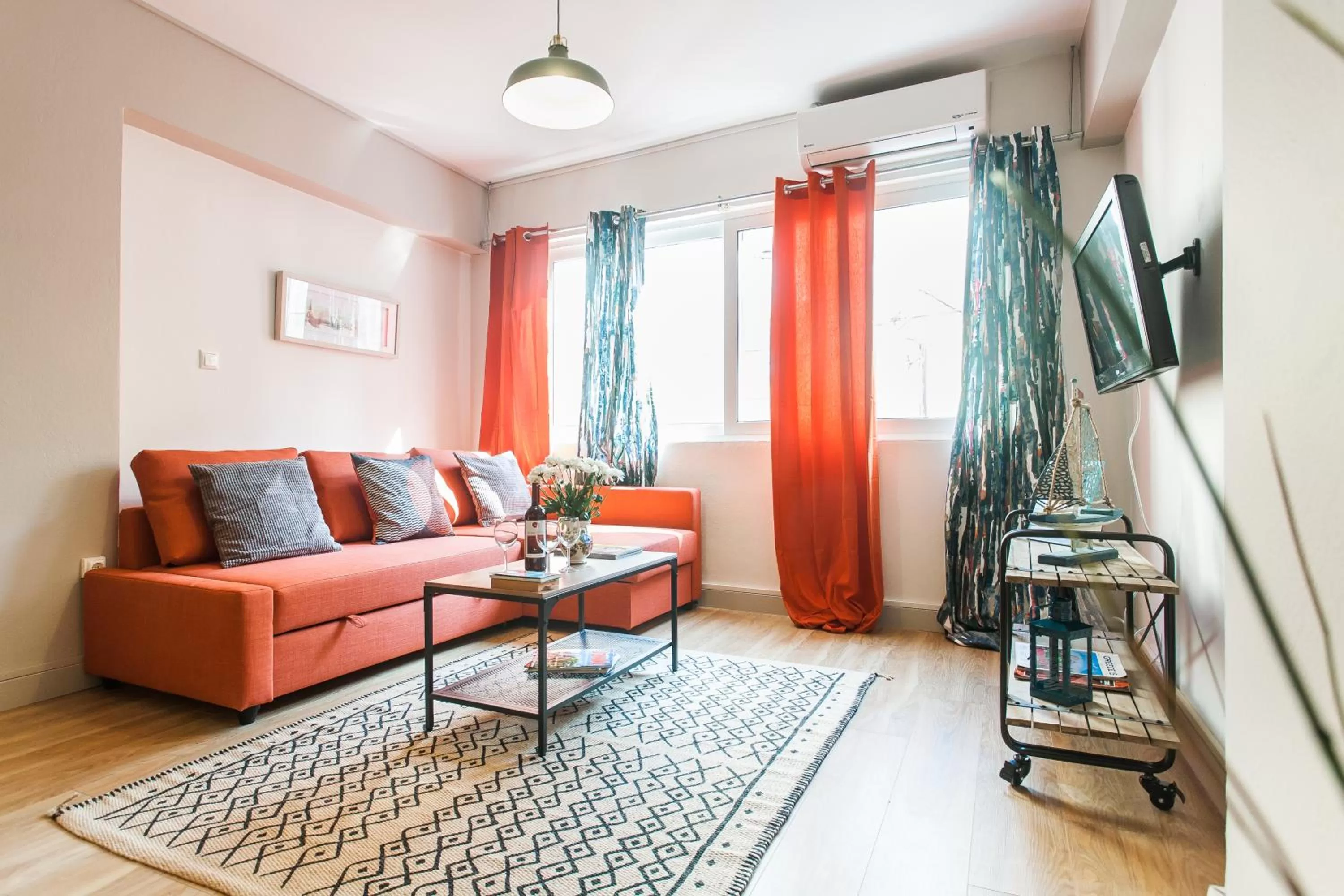 Living room, Seating Area in toStay-Unique apartment hotel in Athens center!