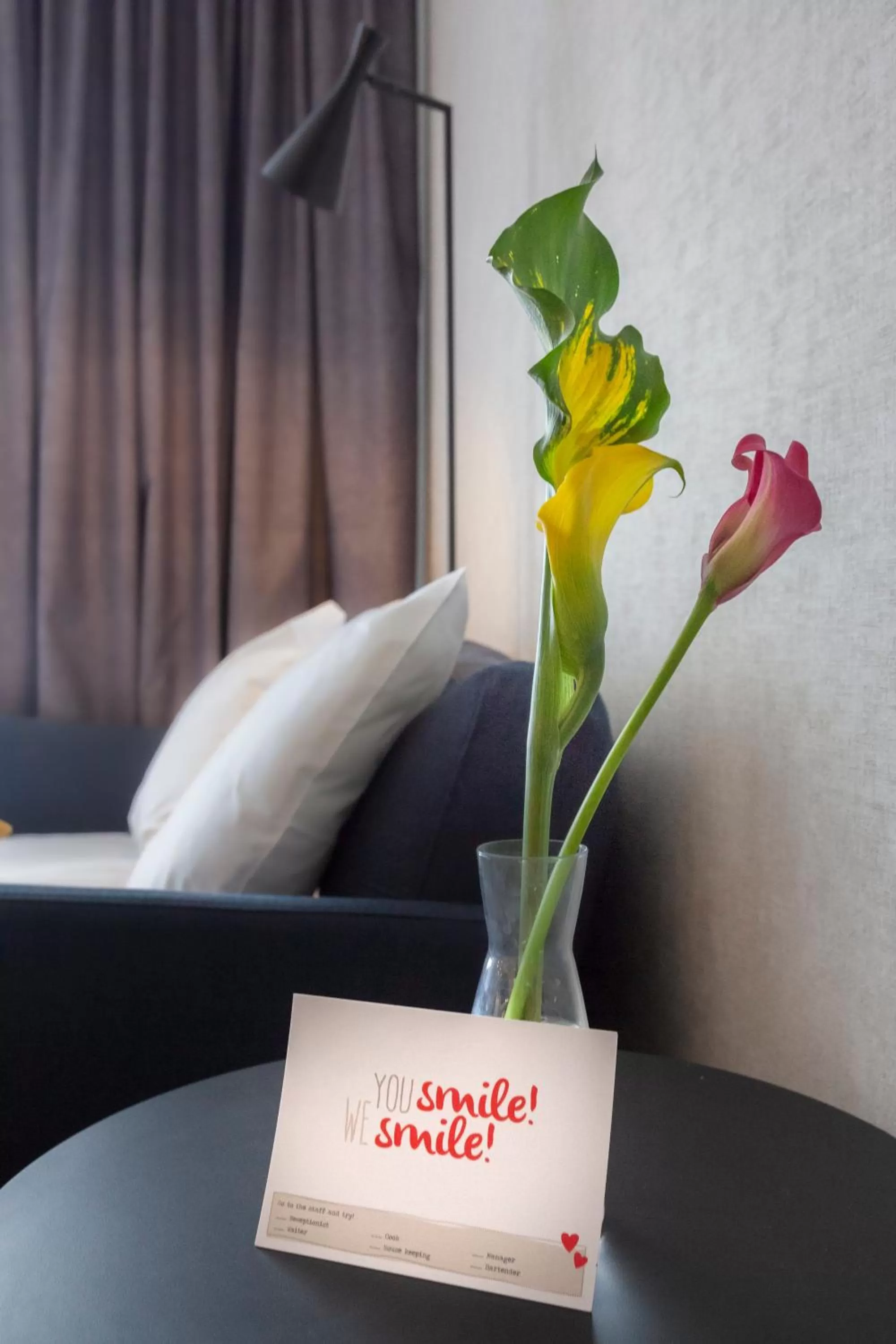 Decorative detail, Bed in ibis Styles Den Haag Scheveningen