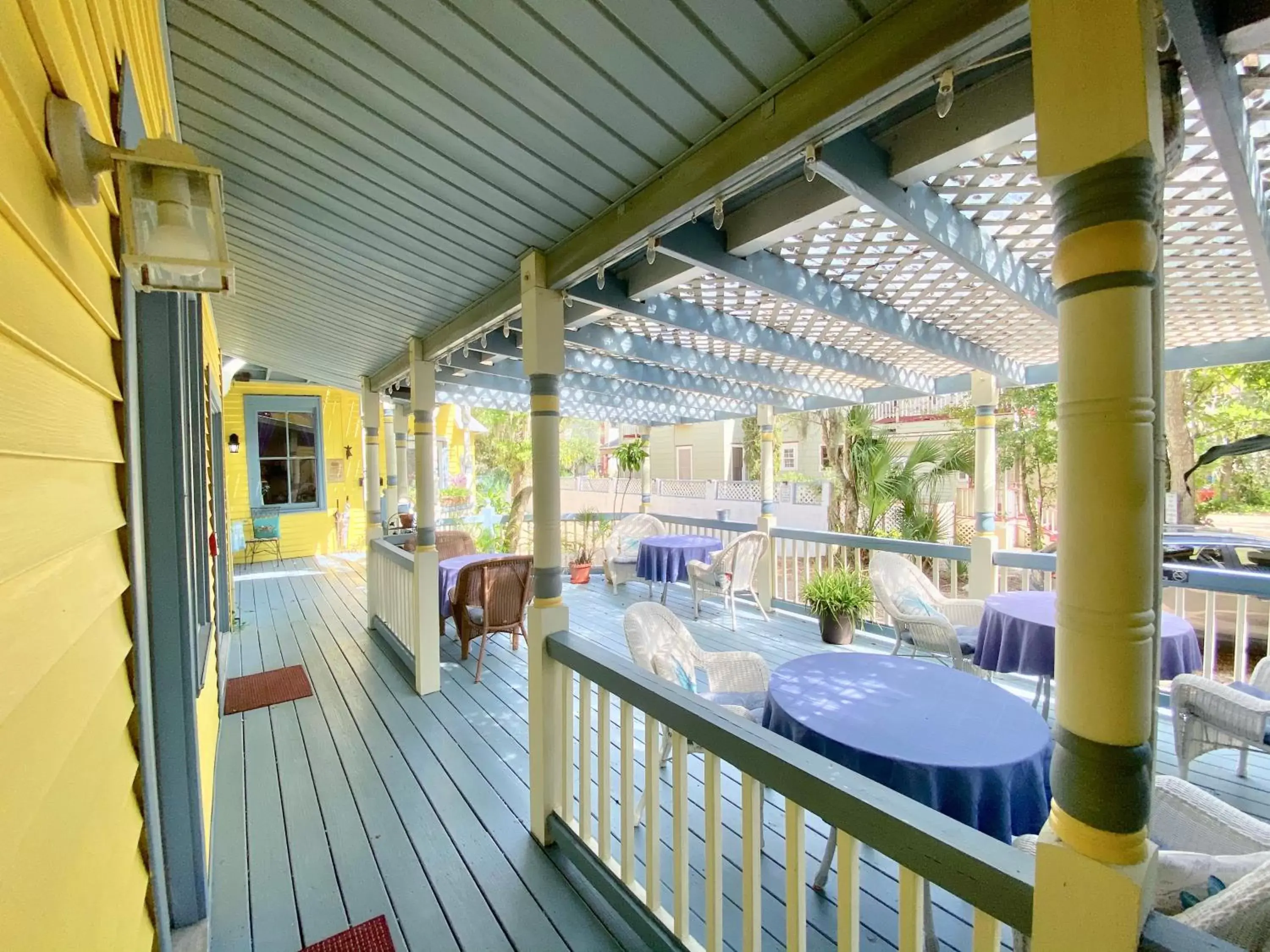 Balcony/Terrace, Restaurant/Places to Eat in Penny Farthing Inn