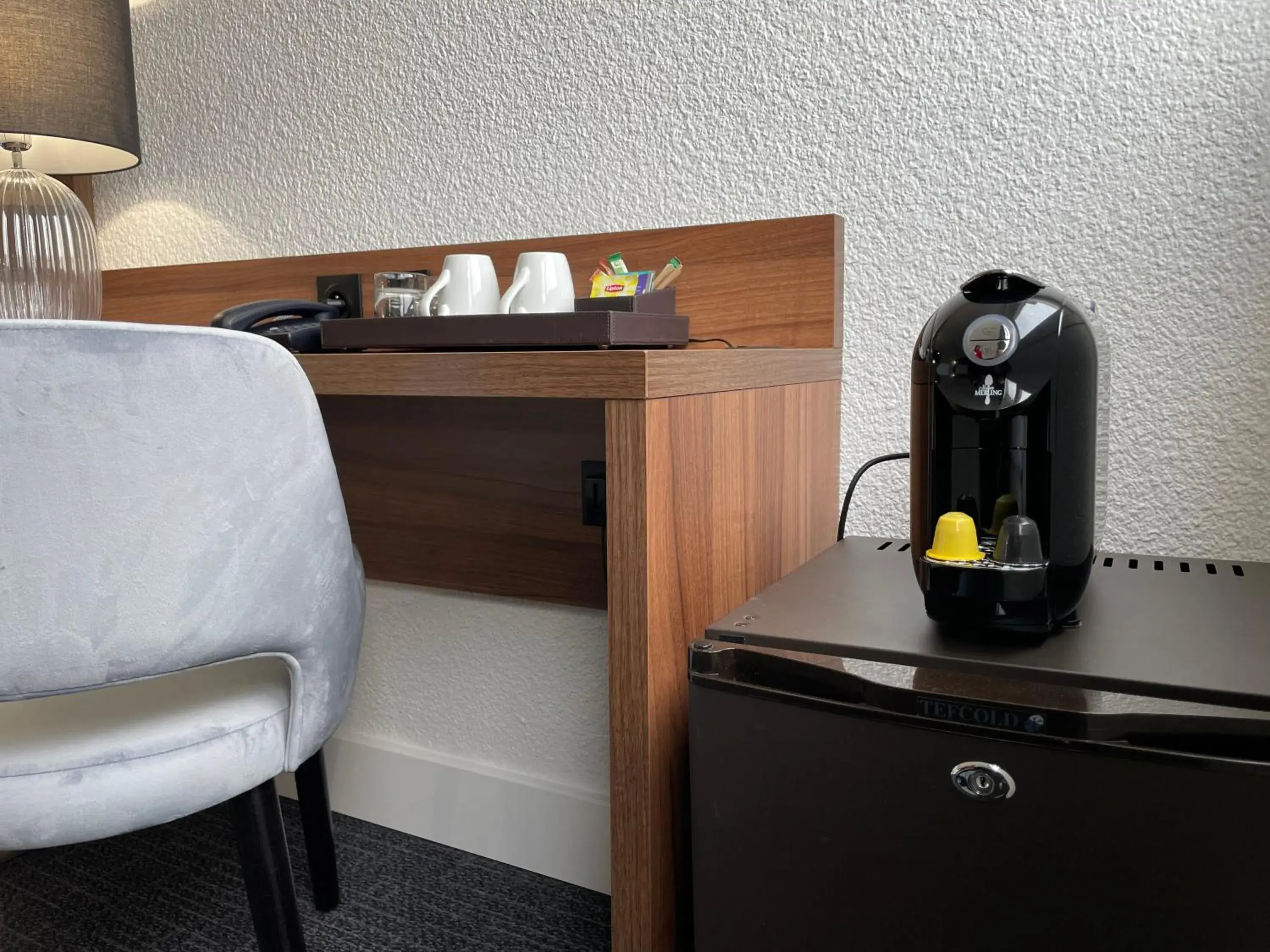 Coffee/Tea Facilities in The Originals Boutique, Hotel Beauséjour - Poitiers Nord Futuroscope