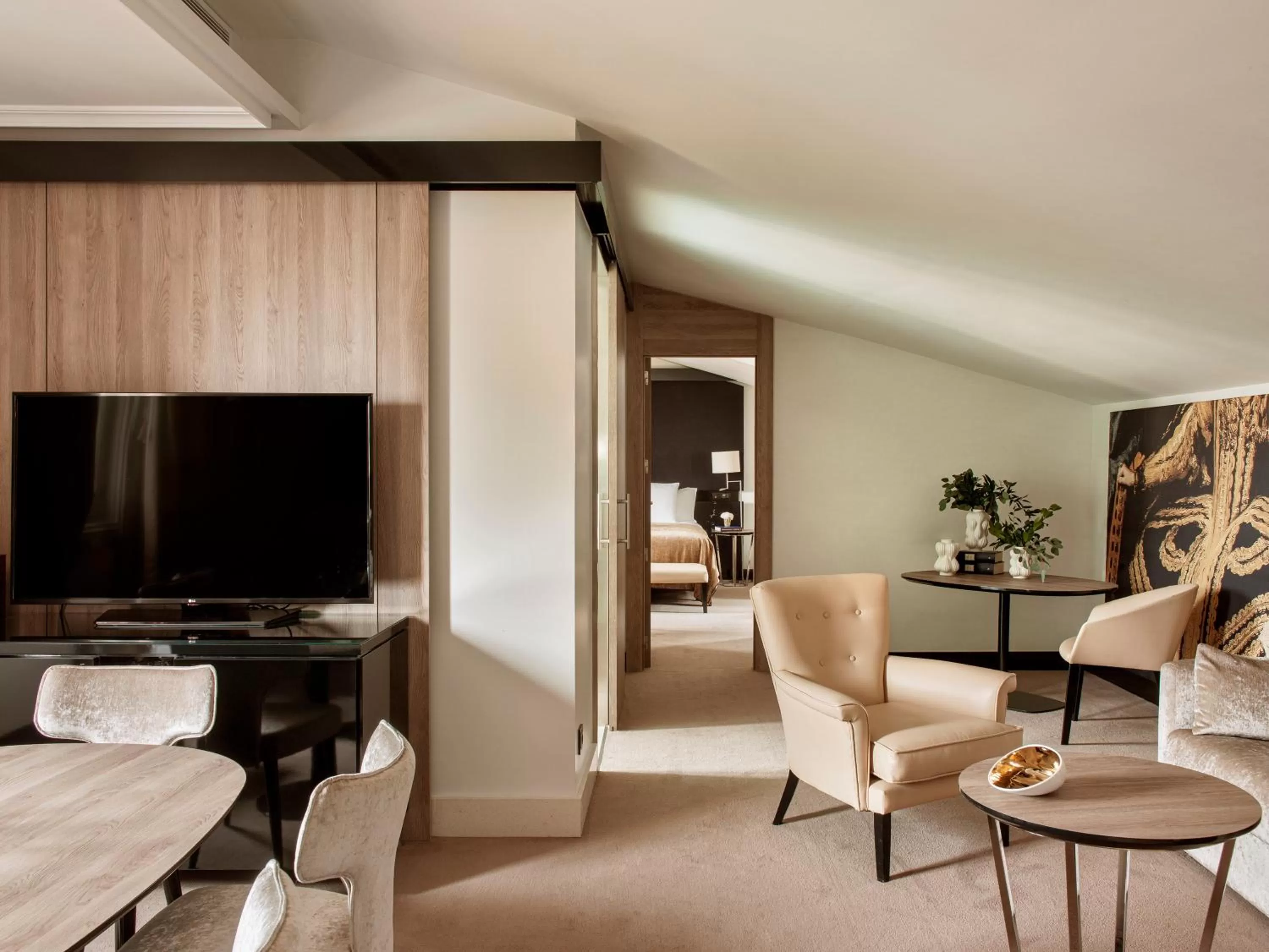 Bed in Palacio de los Duques Gran Meliá - The Leading Hotels of the World