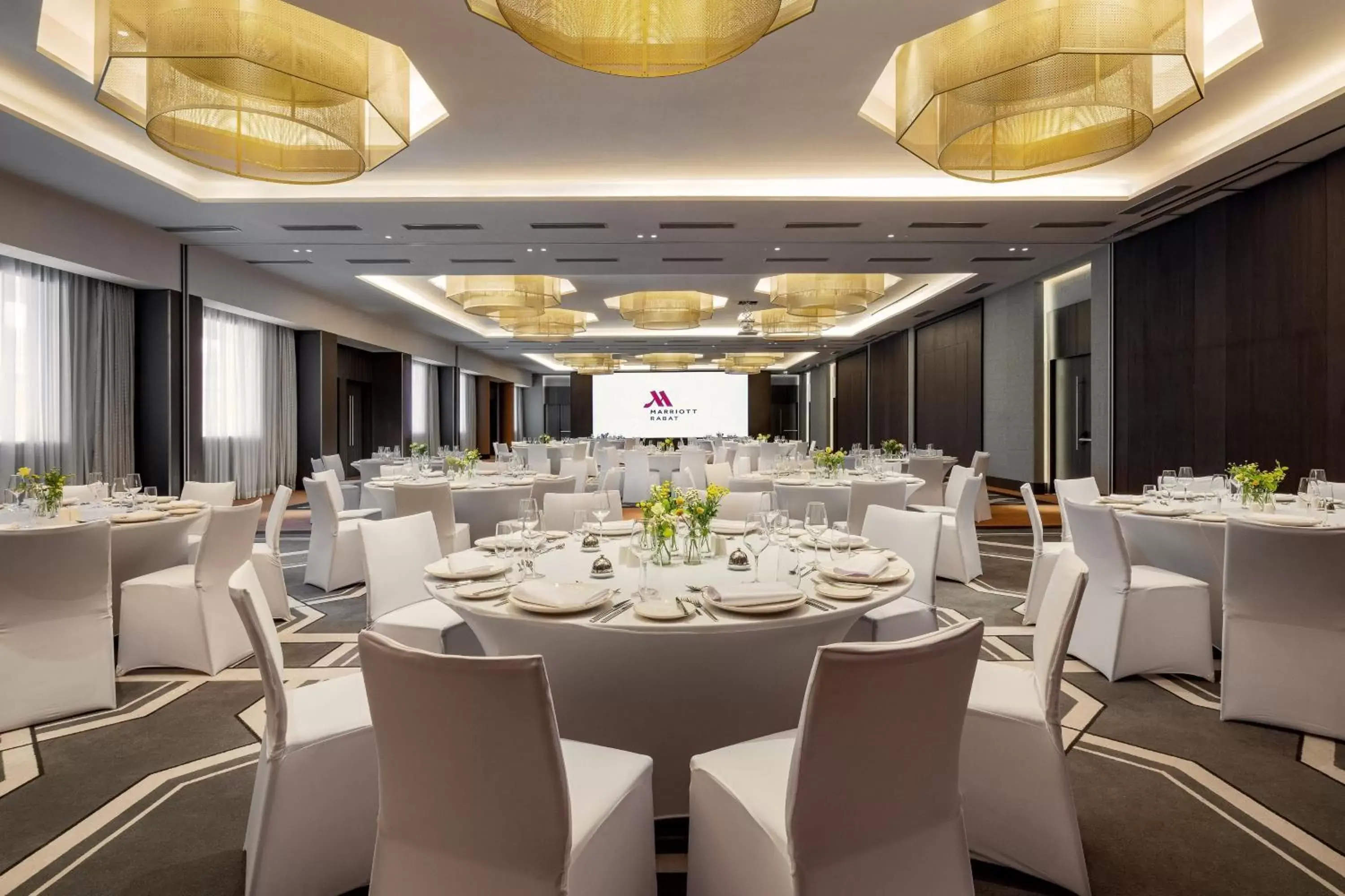 Meeting/conference room, Restaurant/Places to Eat in Rabat Marriott Hotel