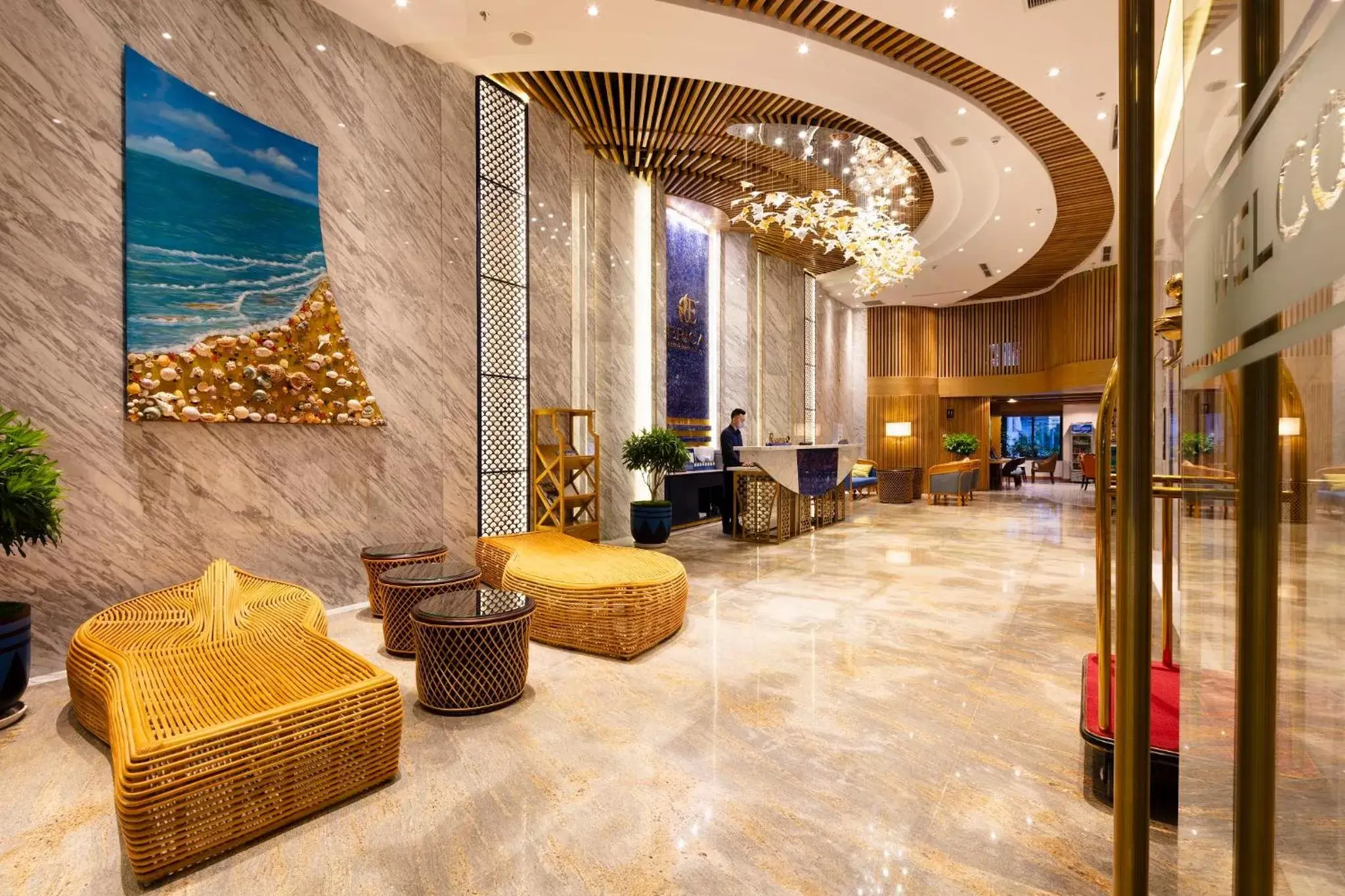 Lobby or reception, Lobby/Reception in Erica Nha Trang Hotel