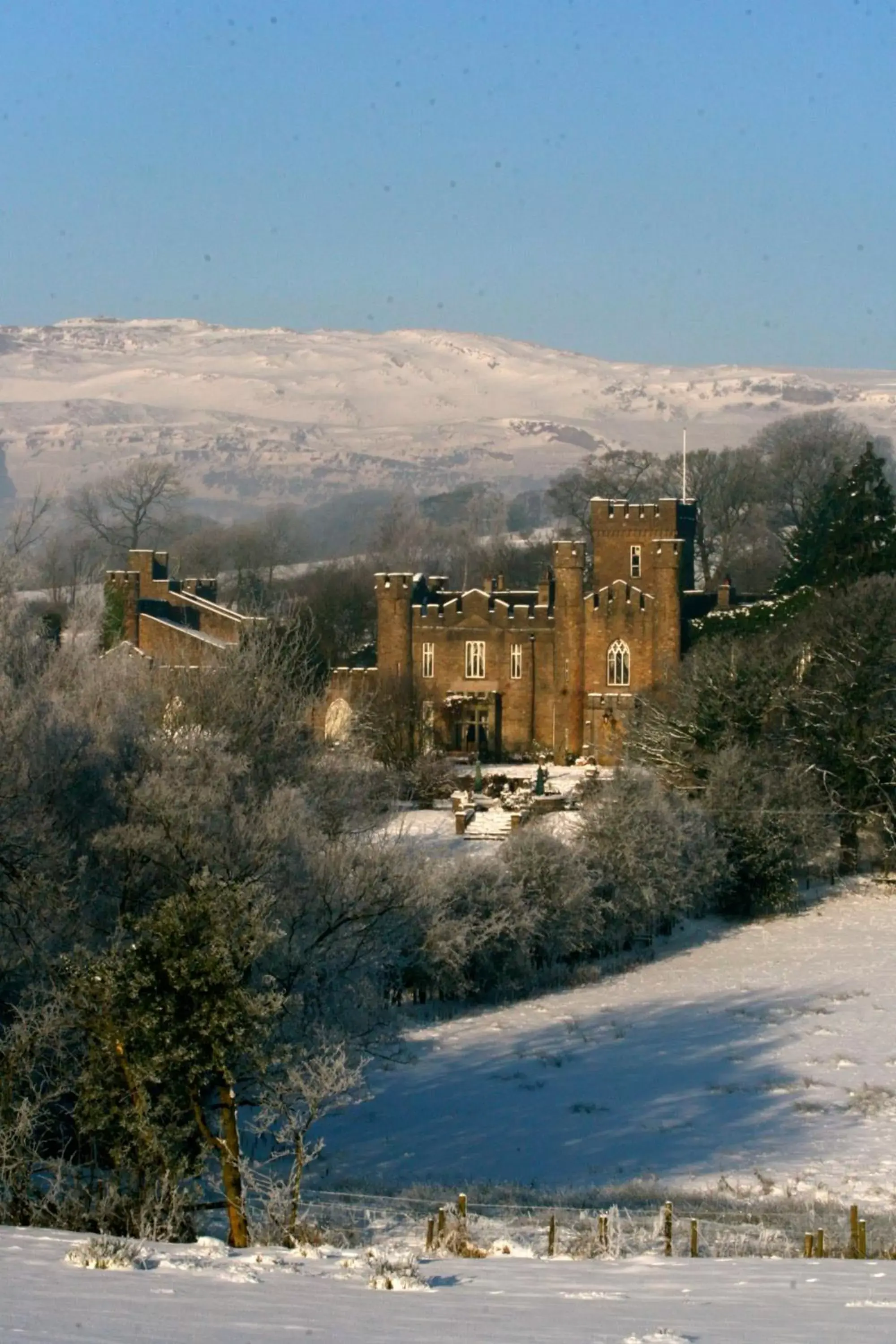 Property building, Winter in Augill Castle