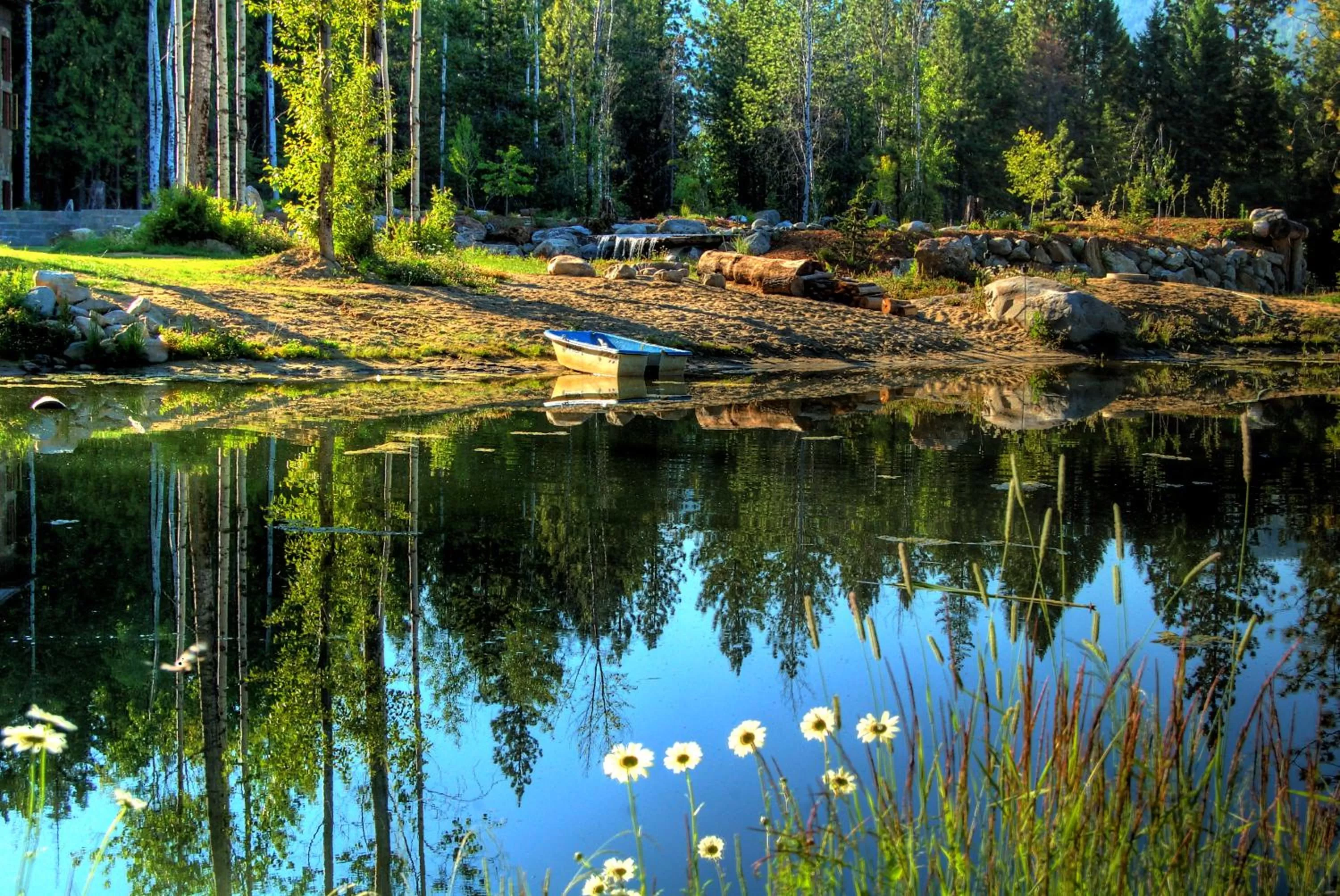 Spring, Natural Landscape in Talus Rock Retreat