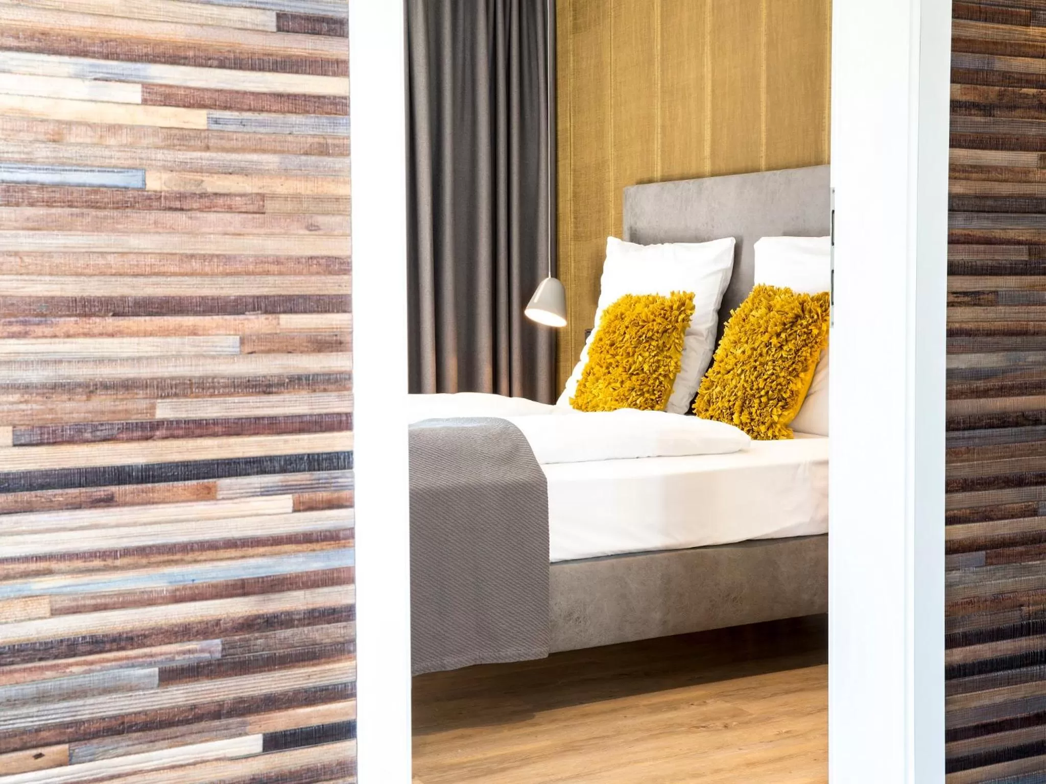 Photo of the whole room, Bed in Gasthaus Stappen