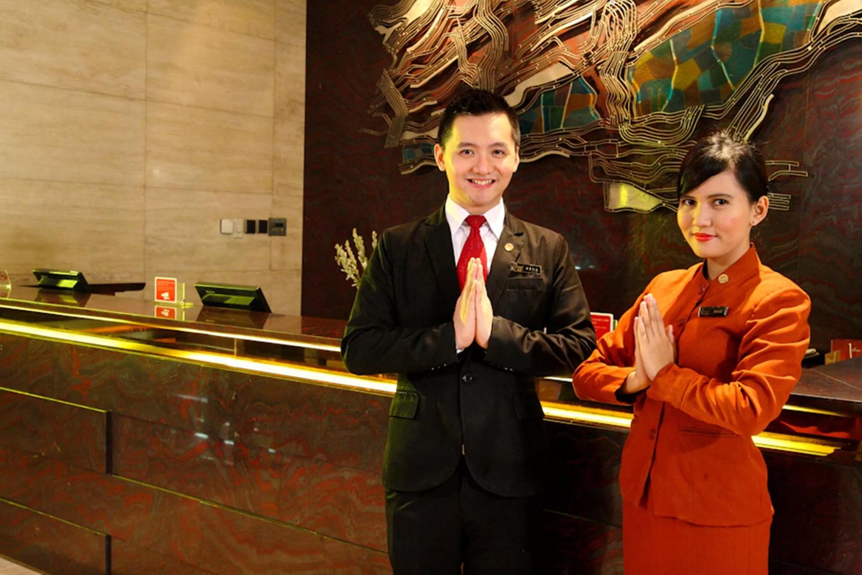 Staff in Cambridge Hotel Medan