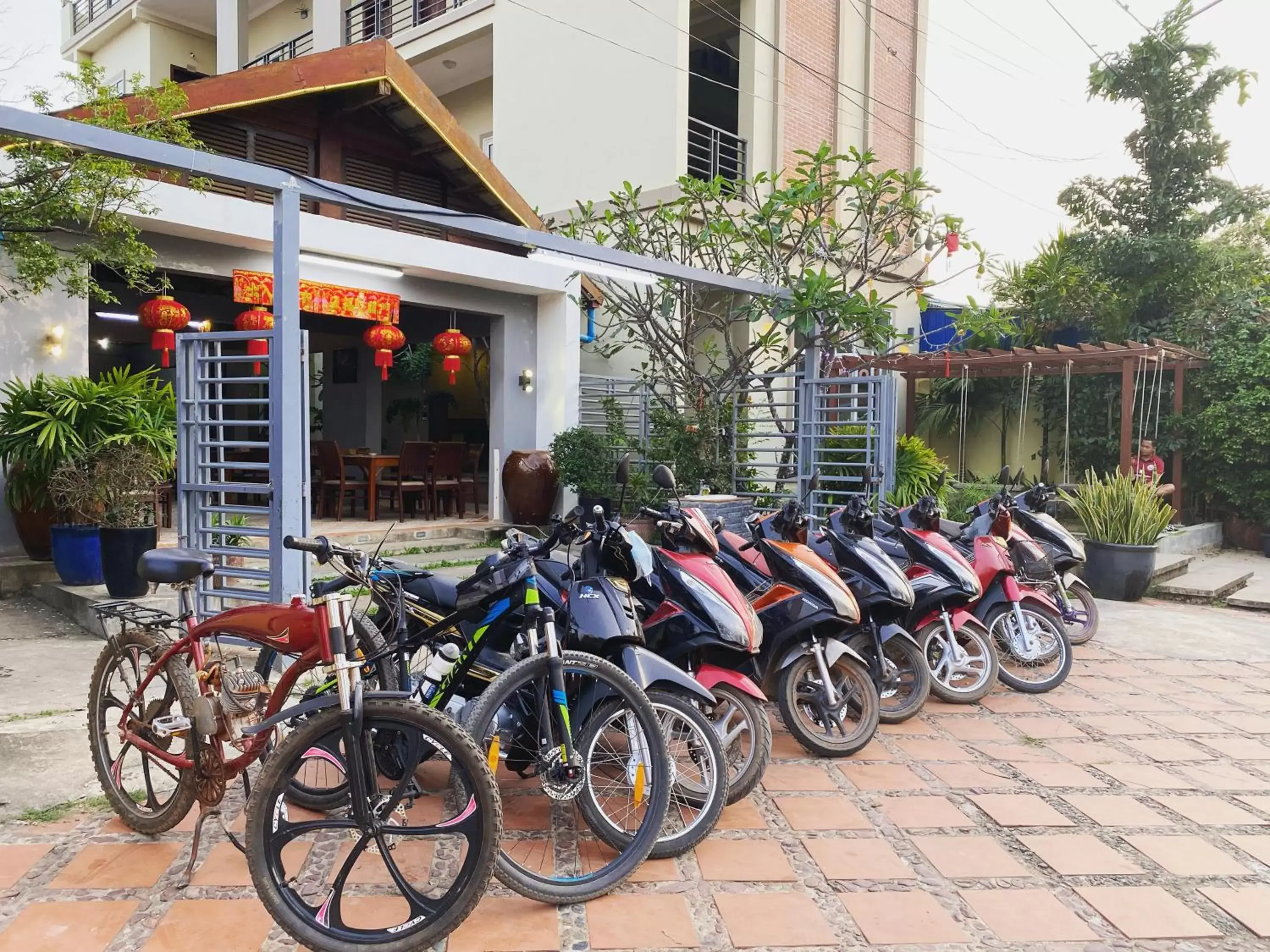 Biking in Neakru Guesthouse and Restaurant