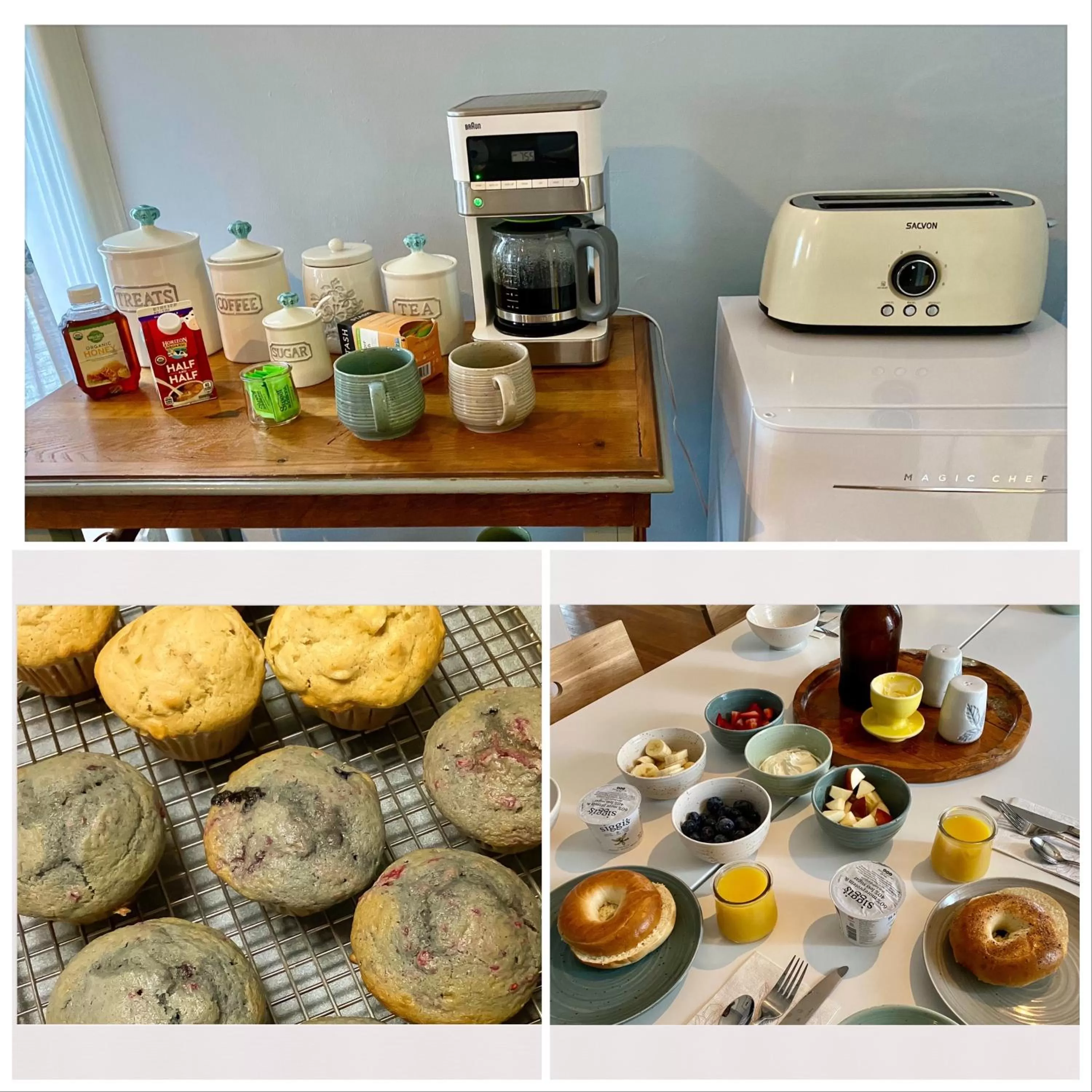 Coffee/tea facilities, Breakfast in Bloom Farm Guesthouse