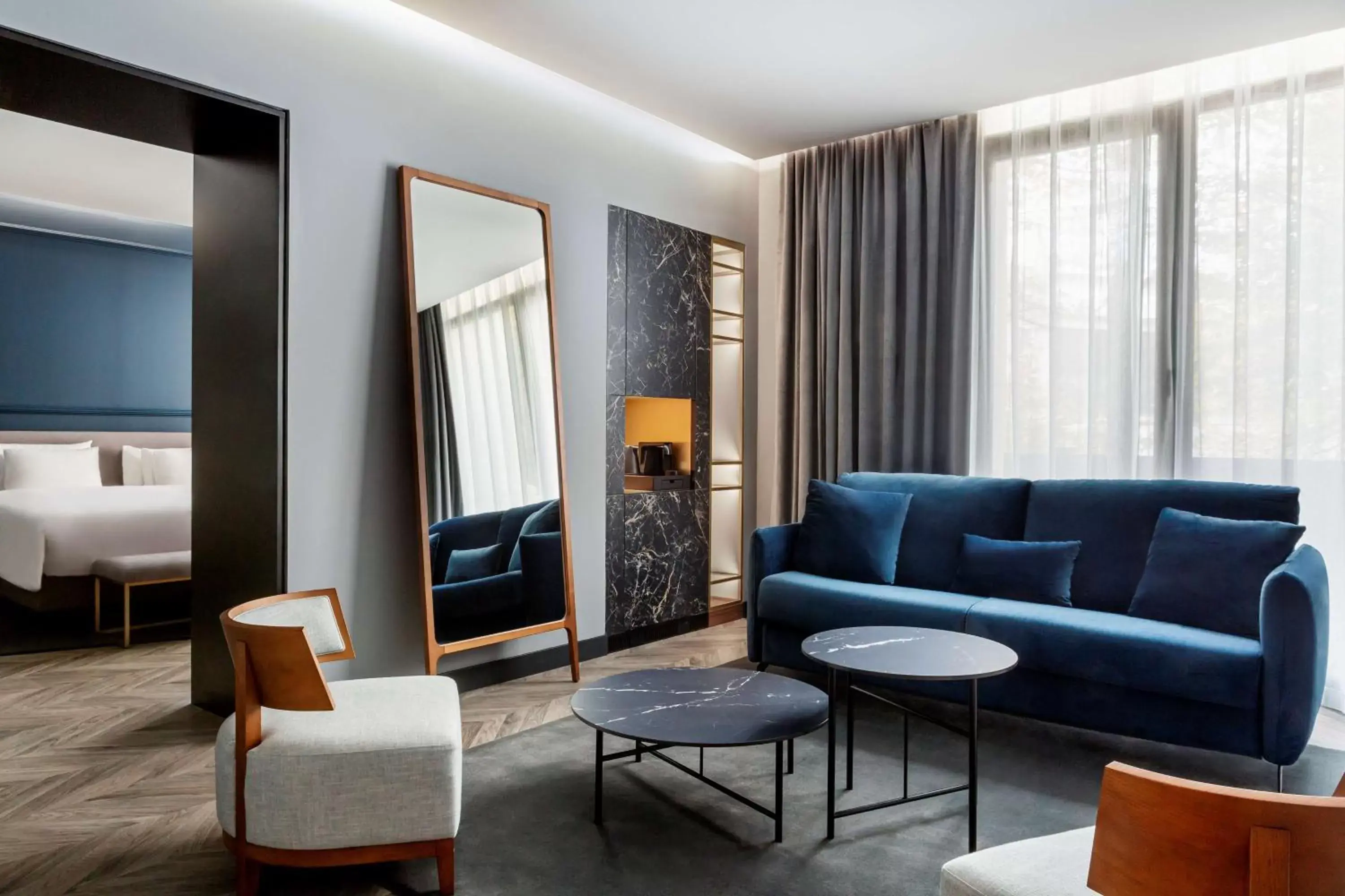 Living room, Seating Area in Radisson Collection Bilbao