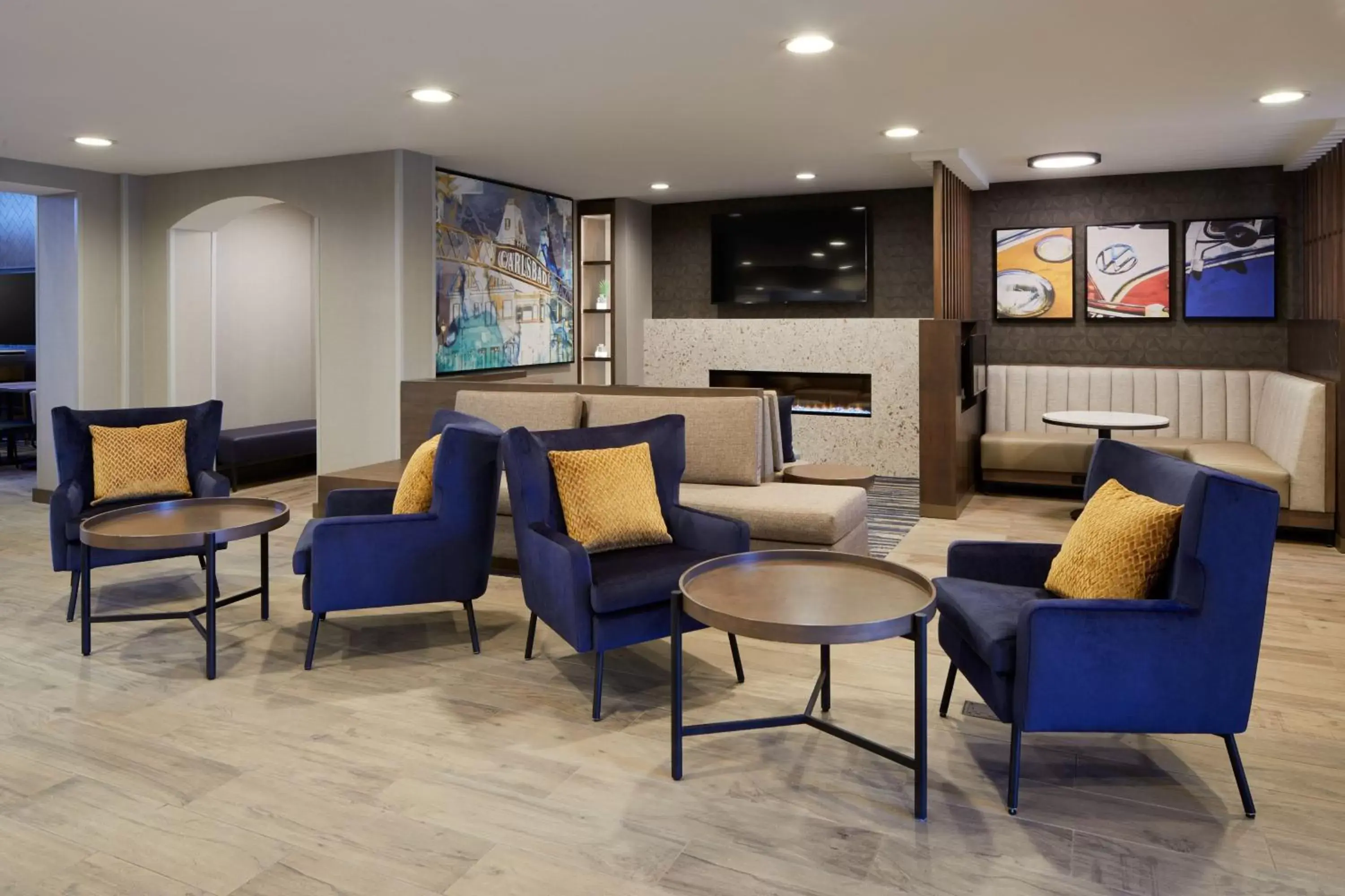 Lobby or reception, Lounge/Bar in Residence Inn San Diego Carlsbad