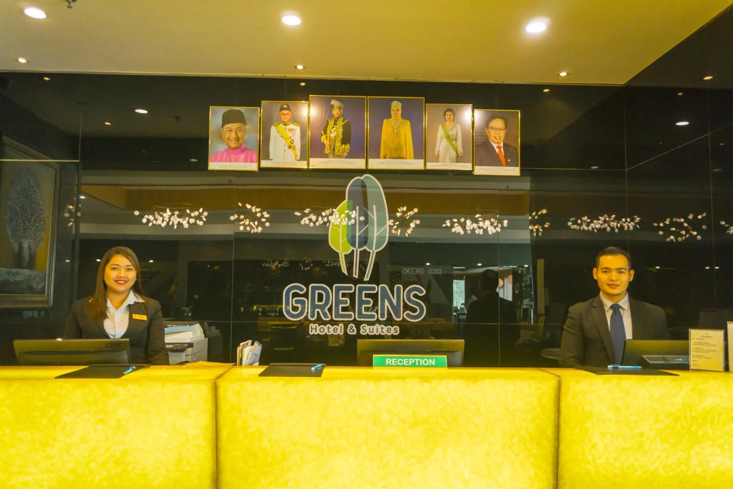 Lobby or reception in Greens Hotel & Suites