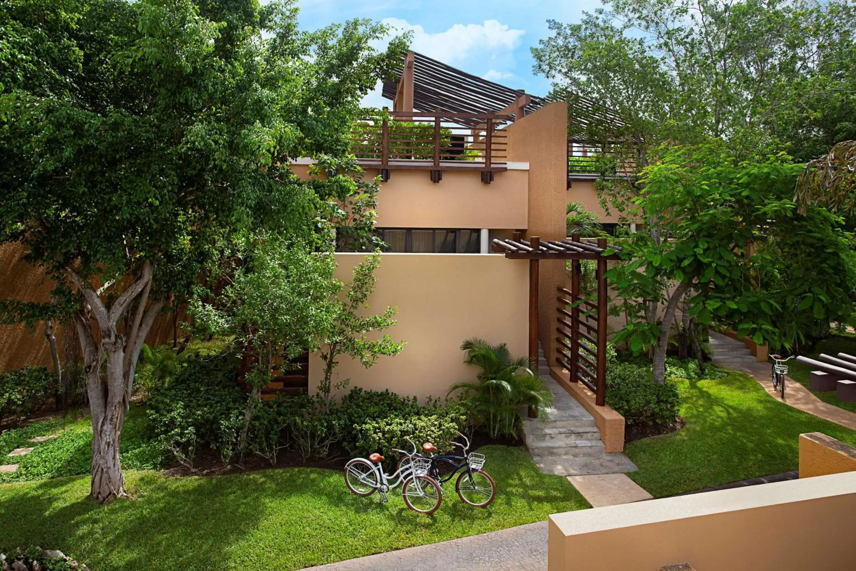 Bedroom, Garden in Banyan Tree Mayakoba