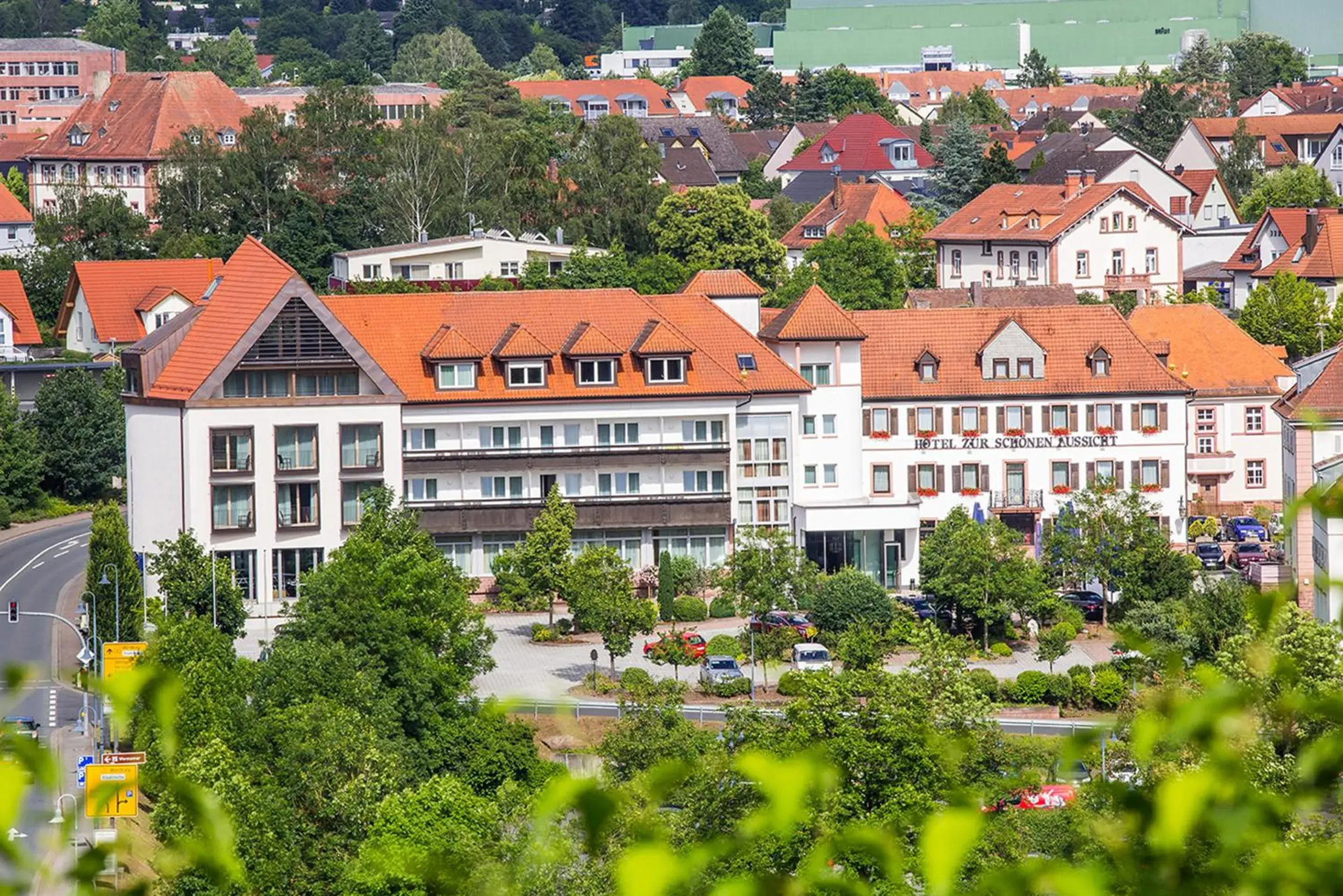 Bird's eye view, Nearby Landmark in Hotel Zur Schönen Aussicht