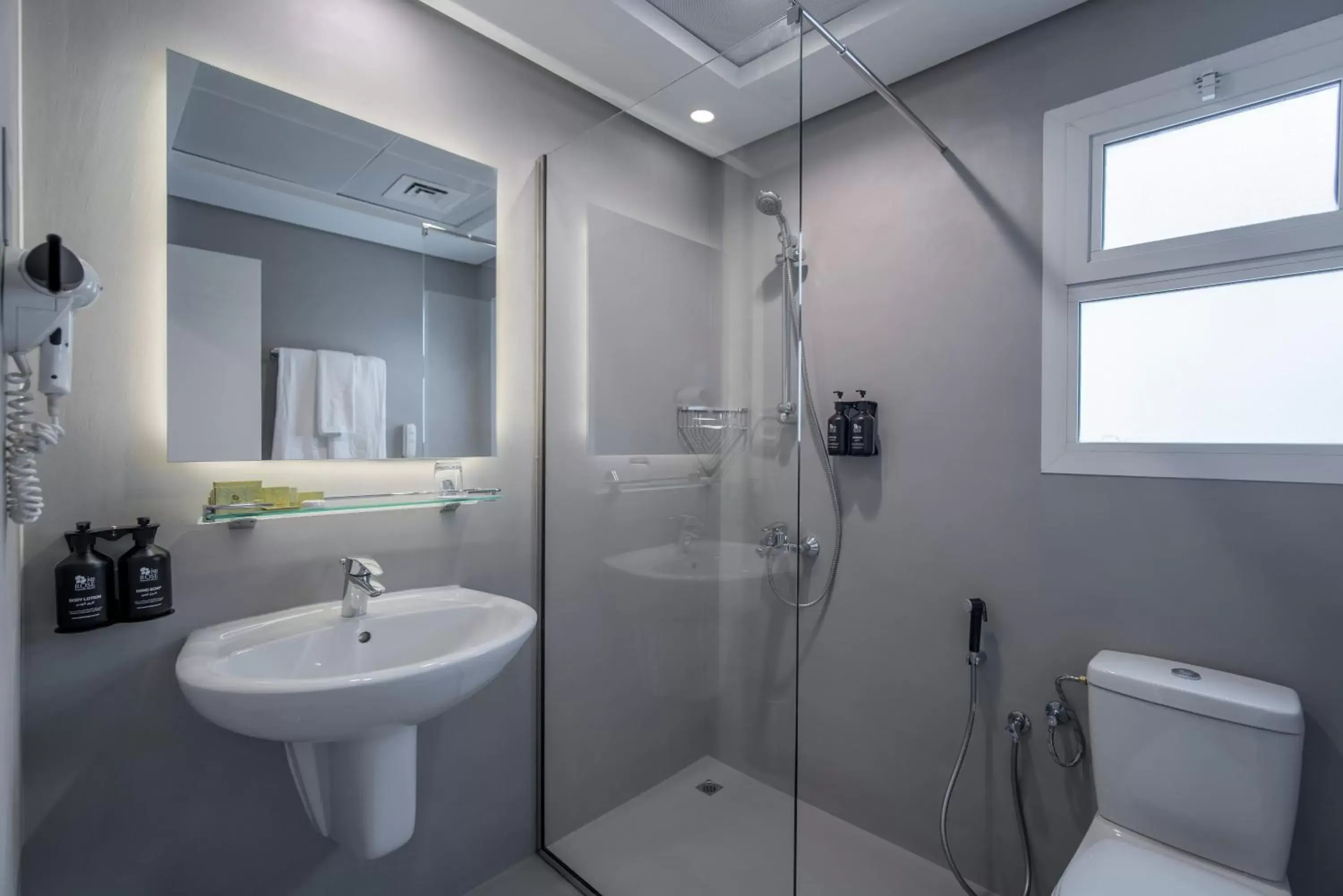 Bathroom in Rose Garden Hotel Apartments - Al Barsha, Near Metro Station Bathroom in Rose Garden Hotel Apartments - Al Barsha, Near Metro Station