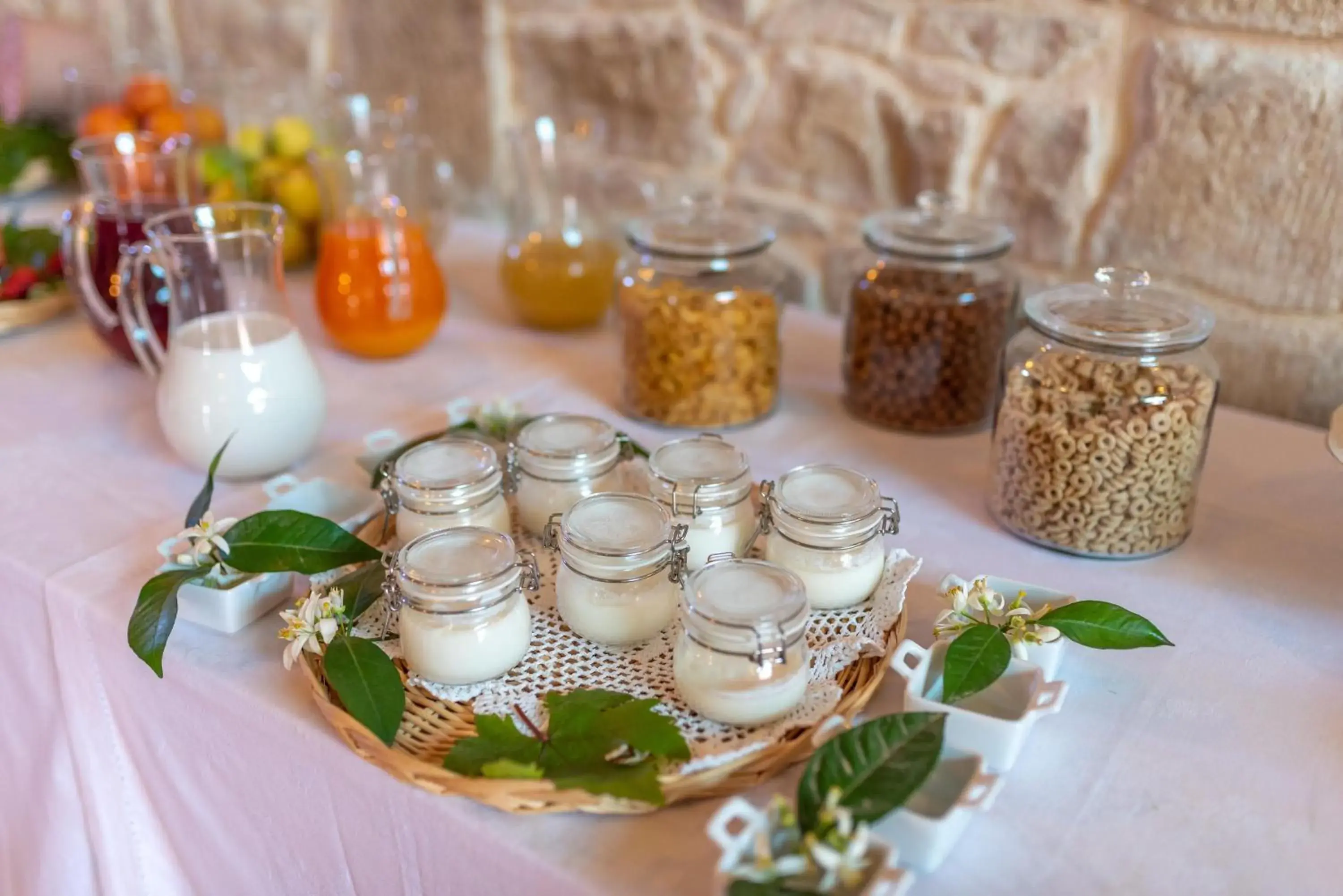 Buffet breakfast in Torre Don Virgilio Country Hotel