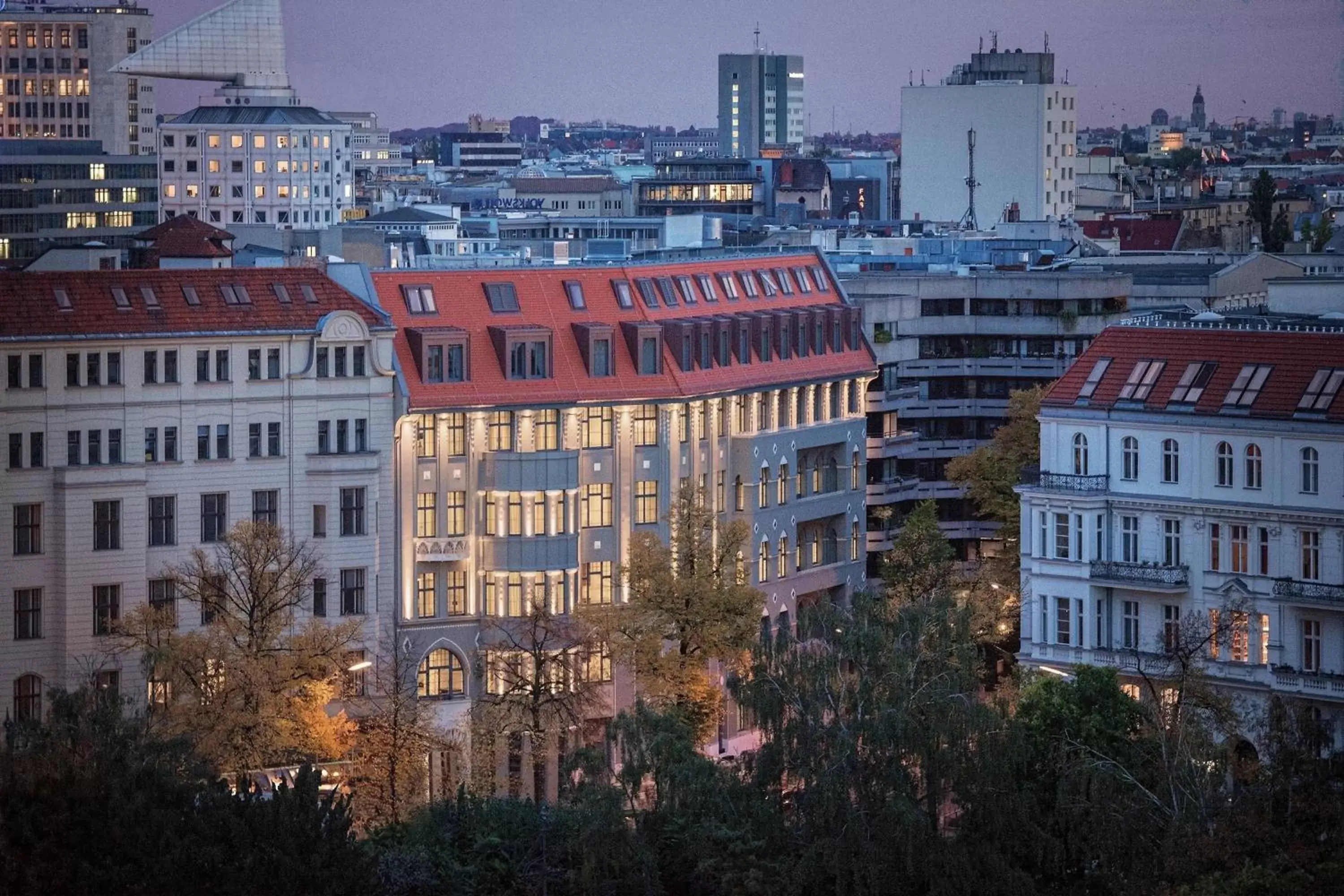 Property building, Bird's-eye View in Hotel am Steinplatz, Autograph Collection