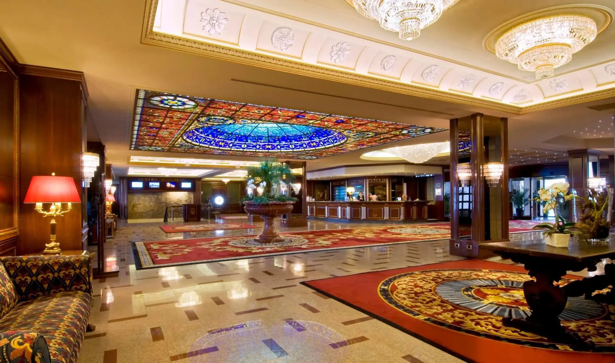 Lobby or reception in Grand Hotel Dino Lobby or reception in Grand Hotel Dino